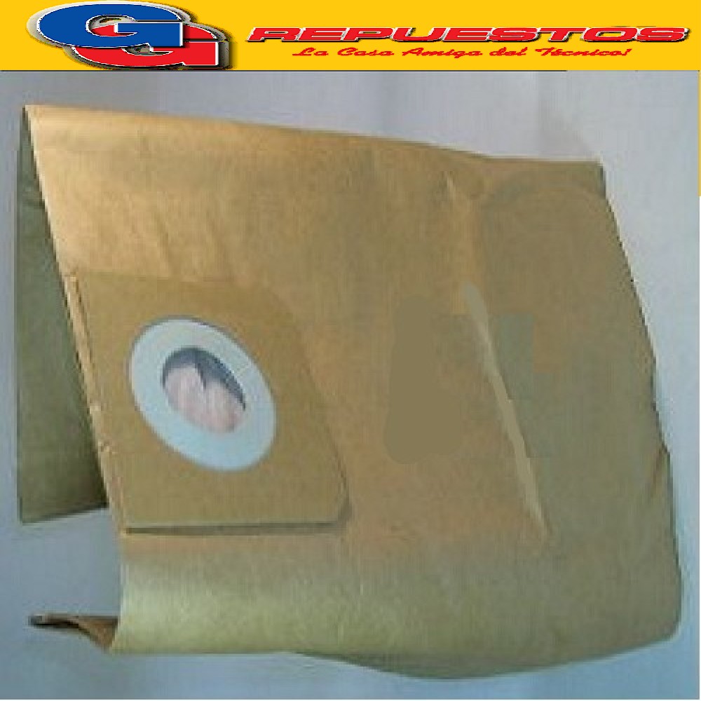 BOLSA ASPIRADORA RECOLECTORA GRANDE COMPATIBLE CON  YELMO MA XI JET 1108 (X3) 10CM X 10CM DIAM 6,3XCM ( medidas de la bolsa 31 cm x 54 Cm )