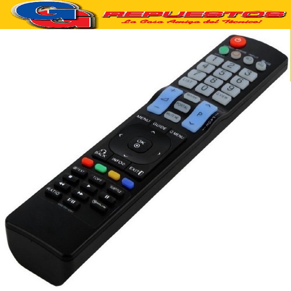 CONTROL REMOTO LCD LED COMPATIBLECON LG AKB73615320MLCD96  RCU-34
