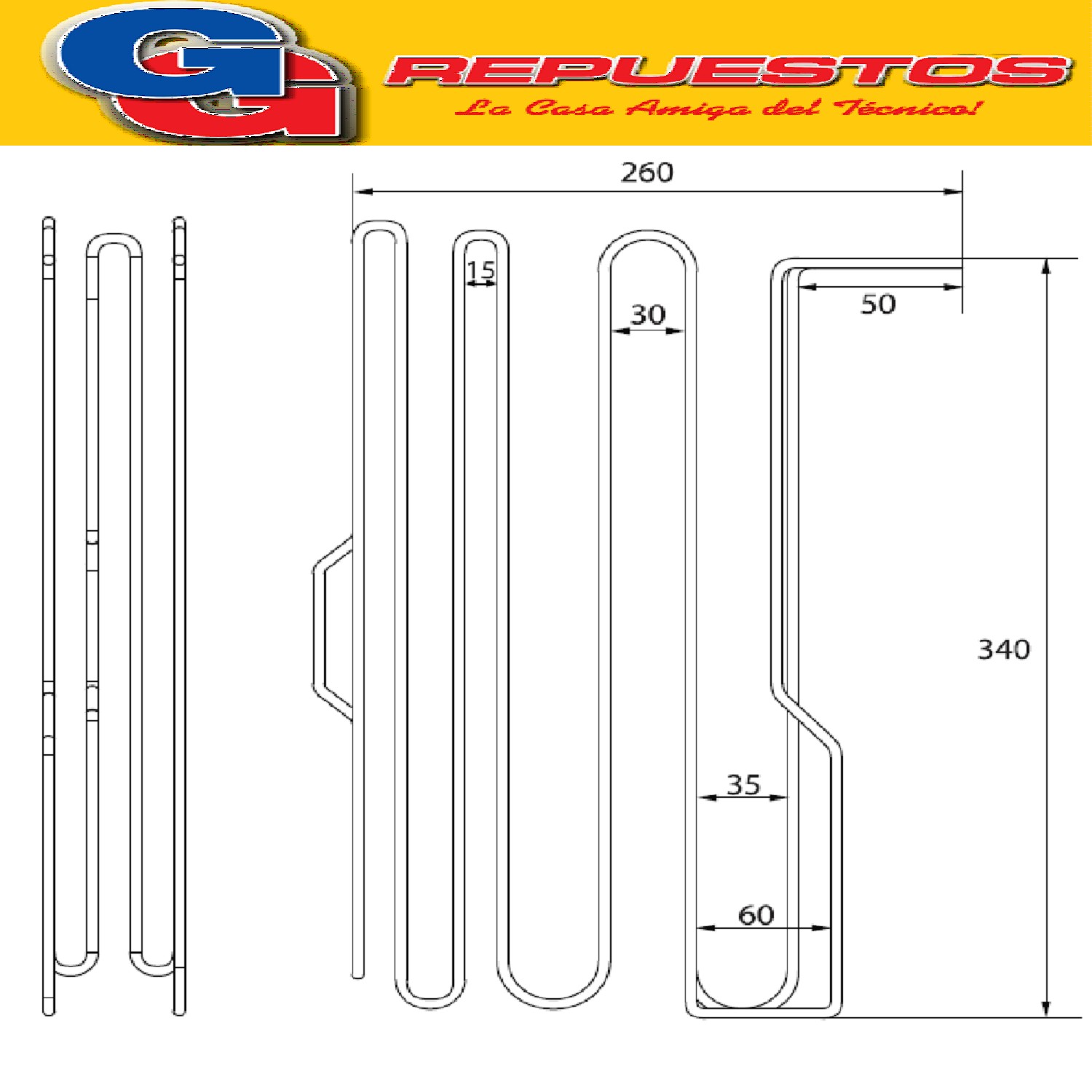 RESISTENCIA ALUMINIO PARA HELADERA ELECTROLUX DF36 DF37 DF39 DW39 DF34 NO FROST (B310)-ELECTROLUX B400 220V 190W Cod.Origen:
5211064 (ELECTROLUX) 64684711_Kit 41015378 RESIST DESH DEL EVAP 220V / 64684610
Produttore: Ind.Argentina (B310)