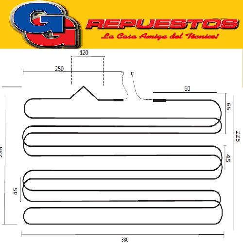 RESISTENCIA ALUMINIO PARA HELADERA ELECTROLUX DFF37 NO FROST RESISTENCIA DESHIELO 220V ELECTROLUX DFF37
NO FROST. (4601)-ELECTROLUX DF37 -DFF40-DFF44-DFF39-DF45-DFW45-DW45X-DF35-
DF38-DF41 (TODAS DF NO FROST T/ORIGINAL) Cod.Origen:
5205952 (ELECTROLUX-GAFA) 70091082/1_RESISTENCIA DESHIELO (SOLA) DE EVAPORADOR DFF3
Produttore: Ind.Argentina (4601)
POTENCIA: 260W 220V
