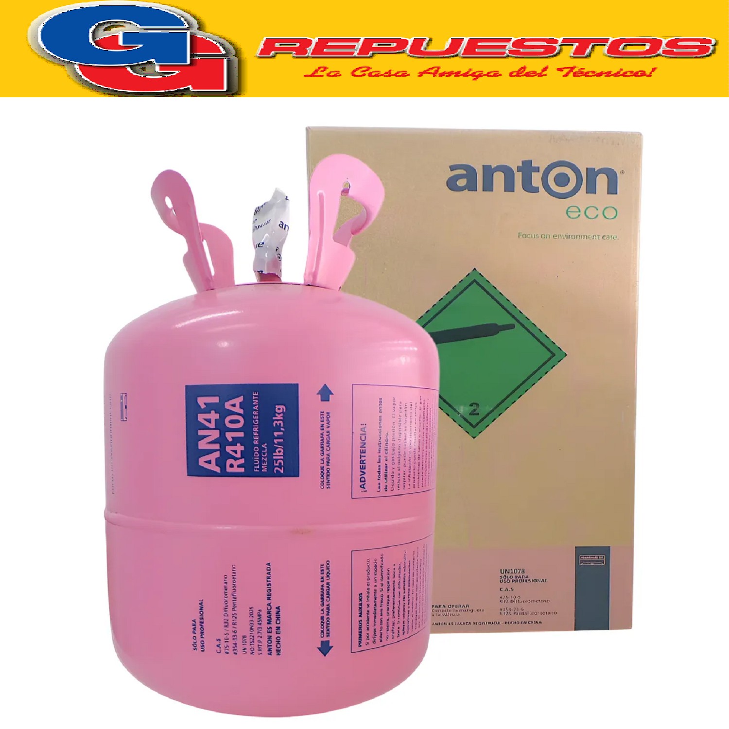GARRAFA GAS R410 x 11.30 kg