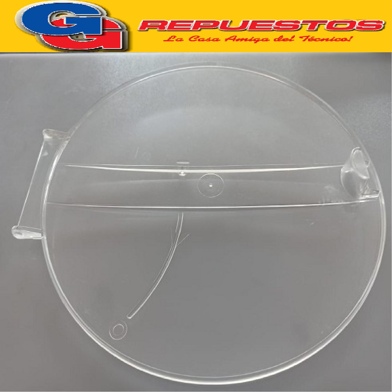 TAPA SECARROPAS CODINI TRANSPARENTE M/NUEVO (sin boton de ag arre)