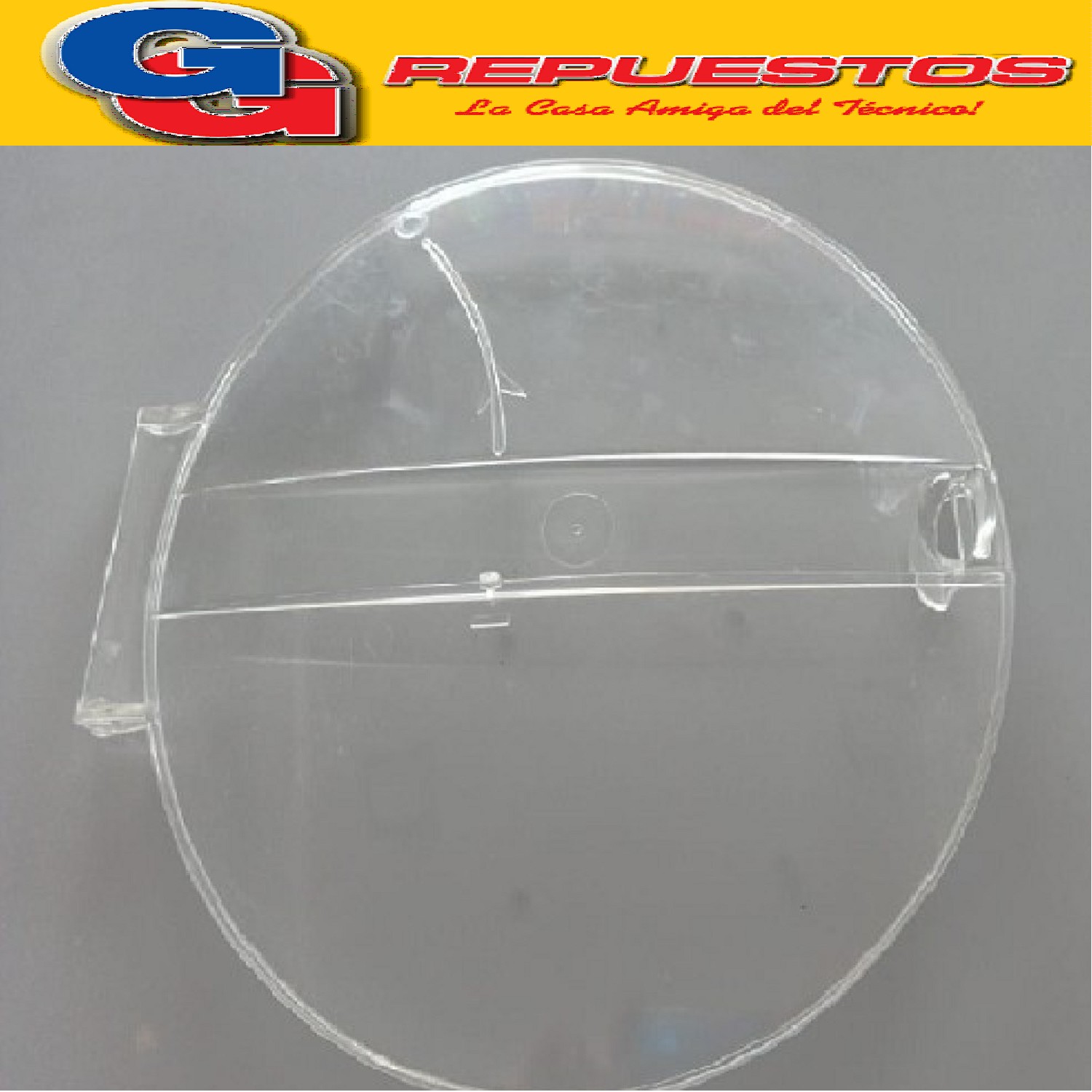 TAPA SECARROPAS CODINI TRANSPARENTE M/NUEVO (sin boton de ag arre)