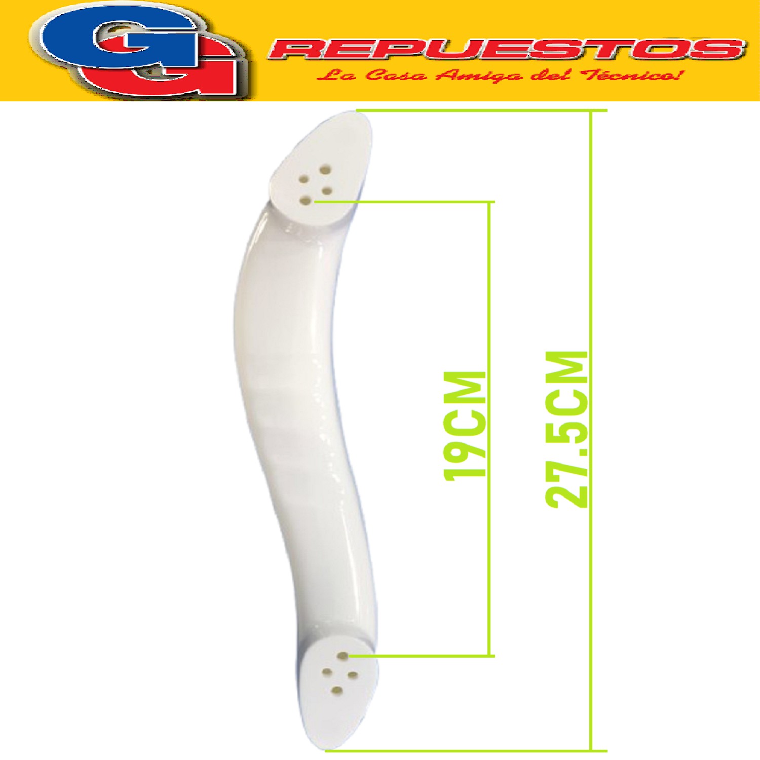 MANIJA DE PUERTA EN S BASE GRIS HELADERA PATRICK HPK137CDA - HPK37CDA/M03-HPK32-HPK35-HPK41 (TIPO S) BASE y TAPA TIRADOR T/ORIGINAL (POR UNIDAD). Cod.Origen: WR01L10388 (MABE) INSERTO MANIJA S SPARKLING MABE () BASE MANIJA S REFRESH BLANCA 
PRODUCIDO: China