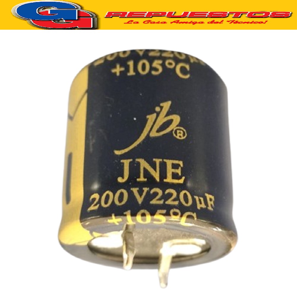 CAPACITOR ELECTROLITICO 220uFX200V BLINDADO