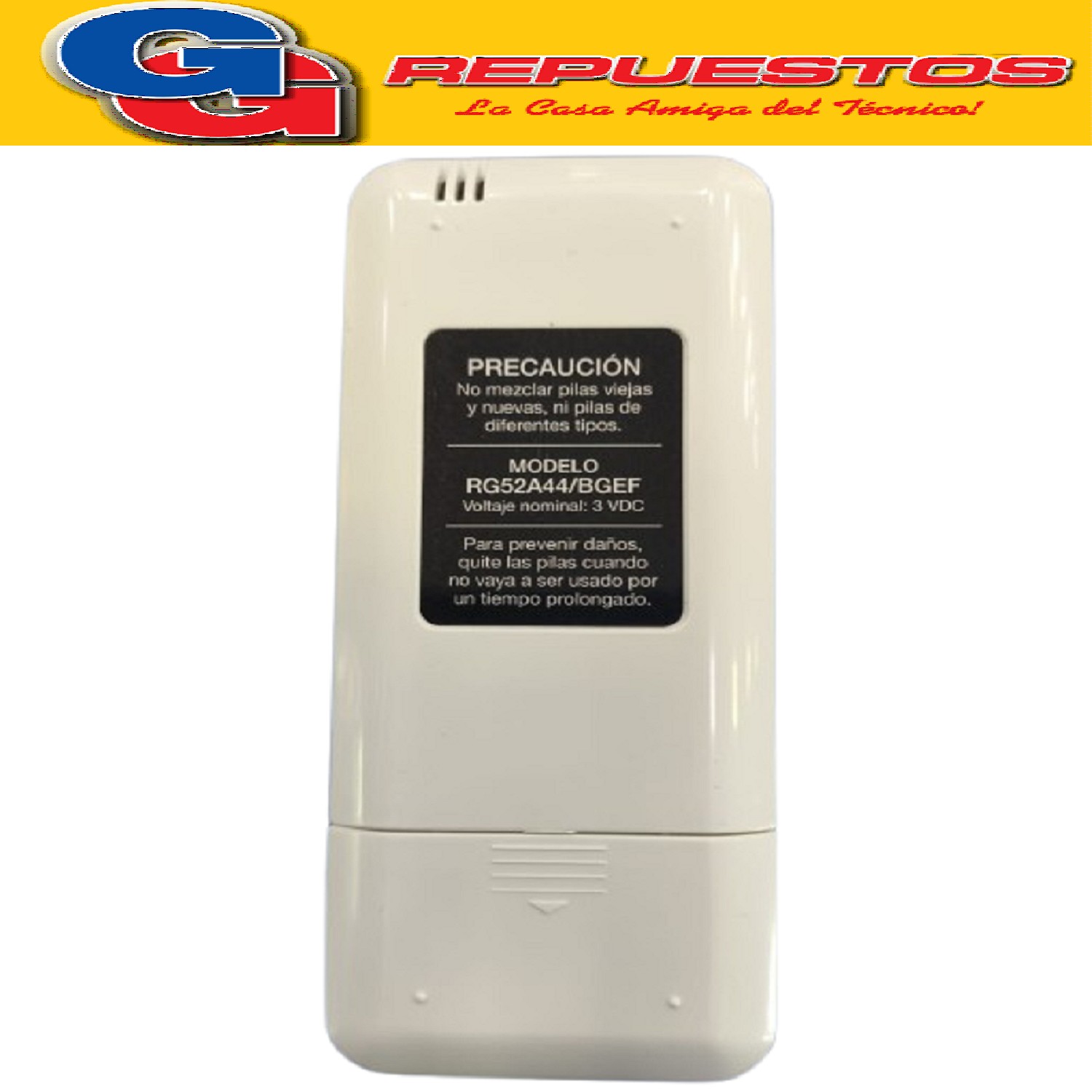 CONTROL REMOTO AIRE ACONDICIONADO SPLIT COMPATIBLE CON SURRE Y RG52B/BGE RG01/BGCRF