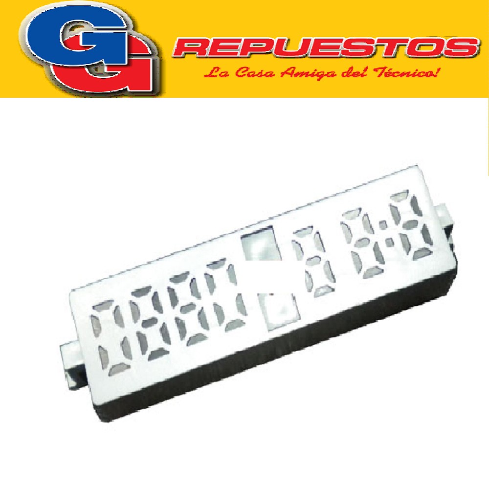VISOR CONDUCTOR LUZ DE PLACA LAVARROPAS PARA LONGVIE-CANDY   CANDY-LONGV.SMART L8010 de 8Kg/1000rpm-L6510 6.5kg/1000rpm-L6508 6.5kg/800rpm CANDY EVO1272DKARG-EVO1083D12-EVO10653D12 ITALIANO DE 8KG-
GC08652D12-C08652D-EVOT1062D12-CYT1062D ARGENTINO
