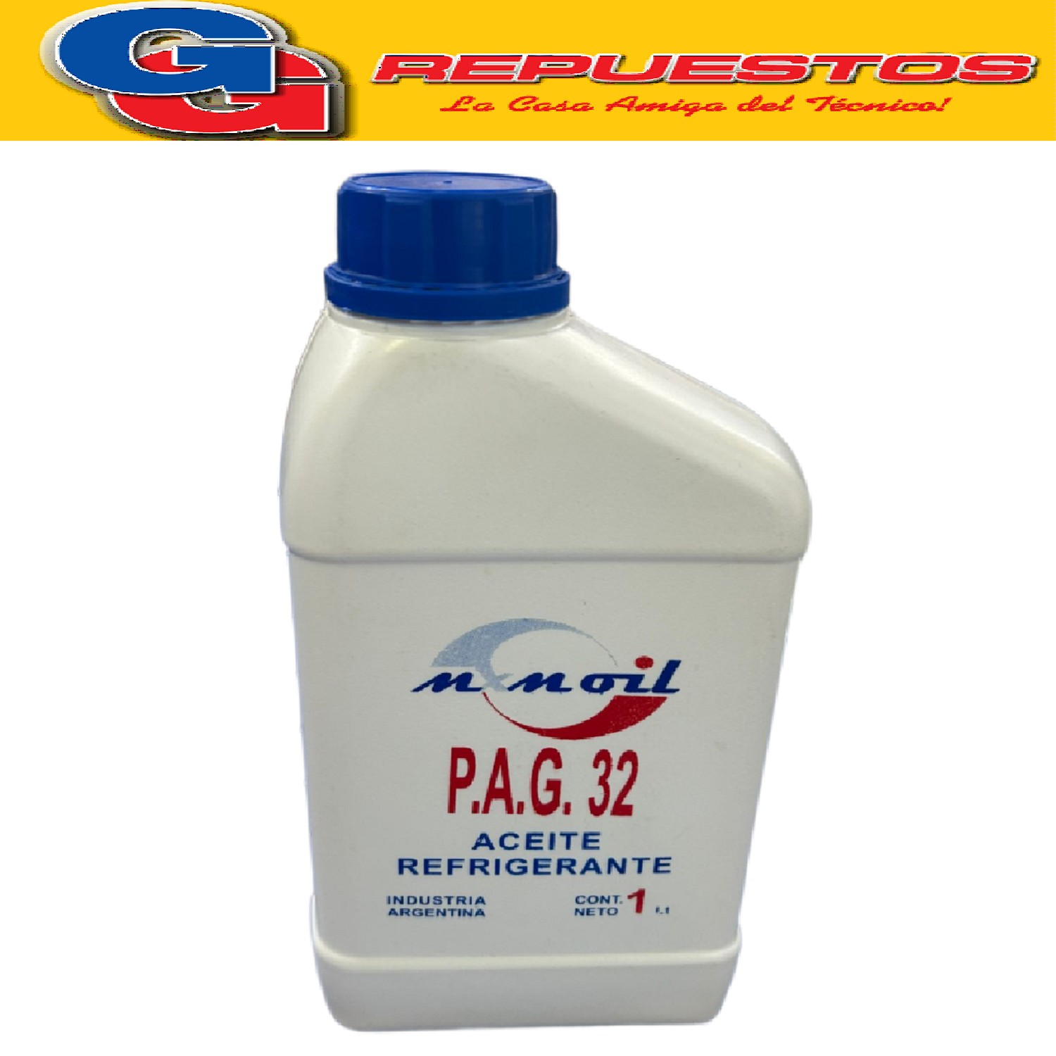 ACEITE REFRIGERACION MXM OIL 1 LITRO R134A PAG32  ESPECIAL P ARA USO EN AUTOMOTOR