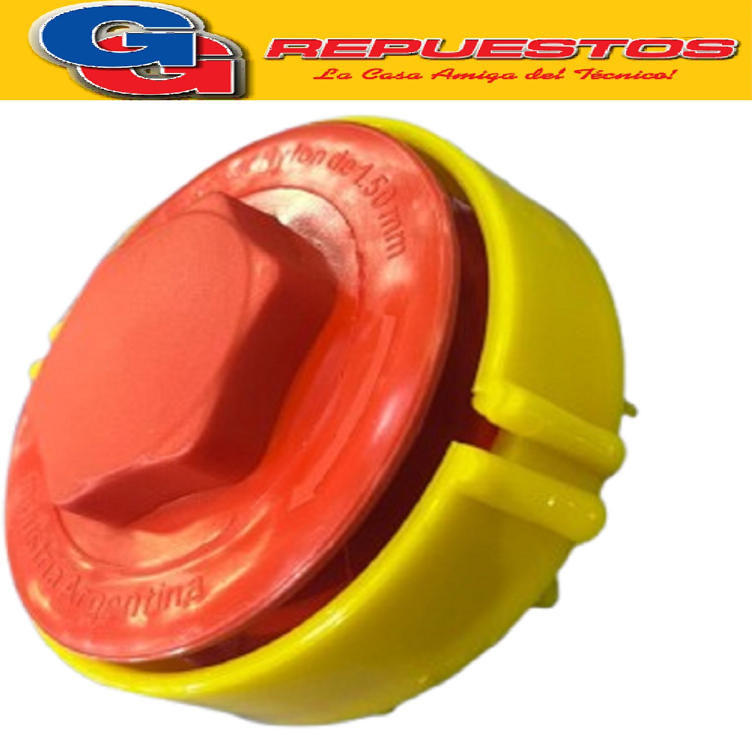CARRETEL BORDEADORA 1/2 GIRO OTRO COLOR