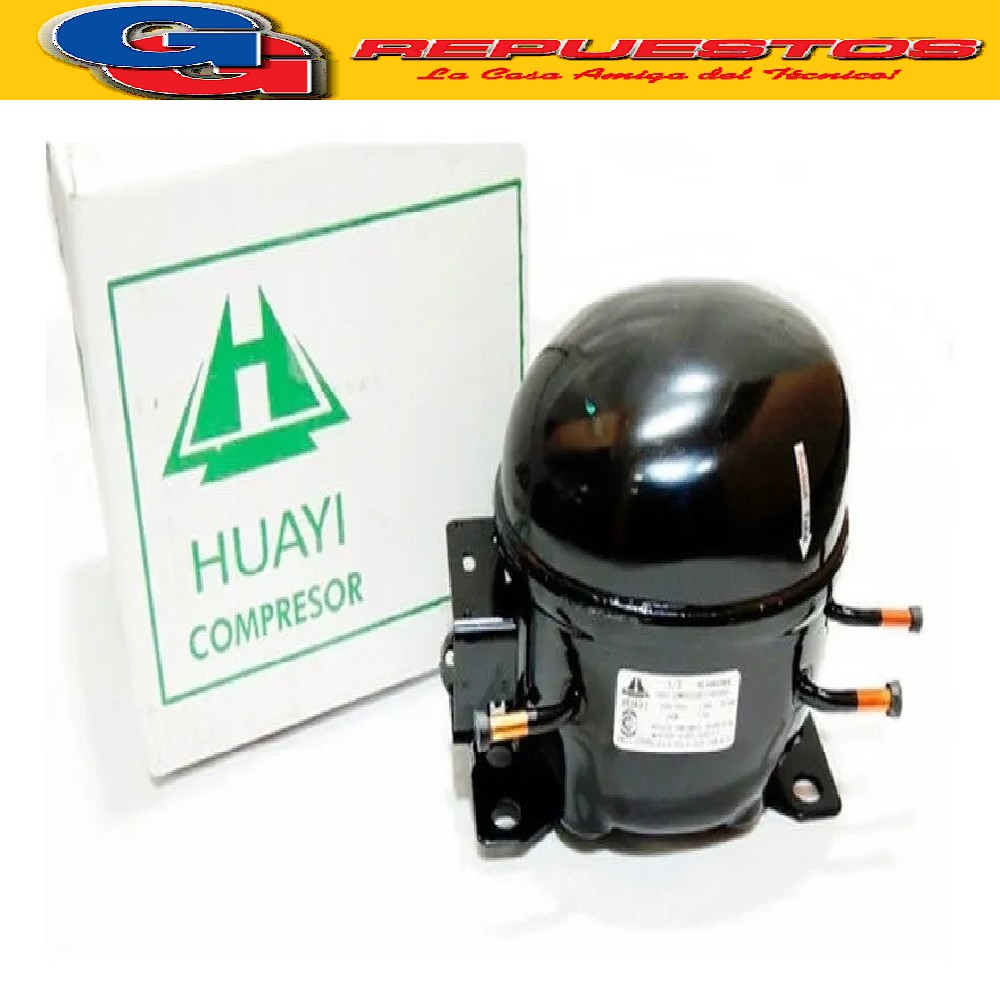 MOTOCOMPRESOR HUAYI 1/5 HP  DUAL R134/R12 BLEND S55HYD5 - E5 6HD5 PARA HELADERAS FAMILIARES Y FREEZER- NO ES COMERCIAL