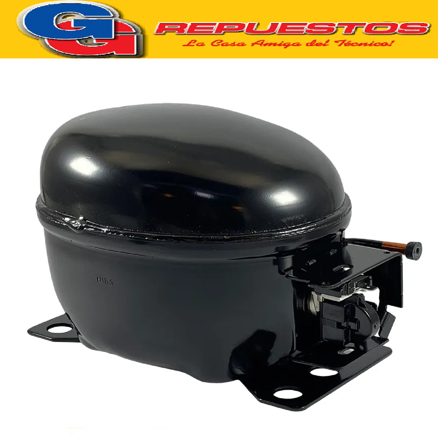 MOTOCOMPRESOR HUAYI 1/3 HP R134 R12 AE1390DBX E86HB5 240fr H y81yt PARA HELADERAS FAMILIARES Y FREEZER- NO ES COMERCIAL