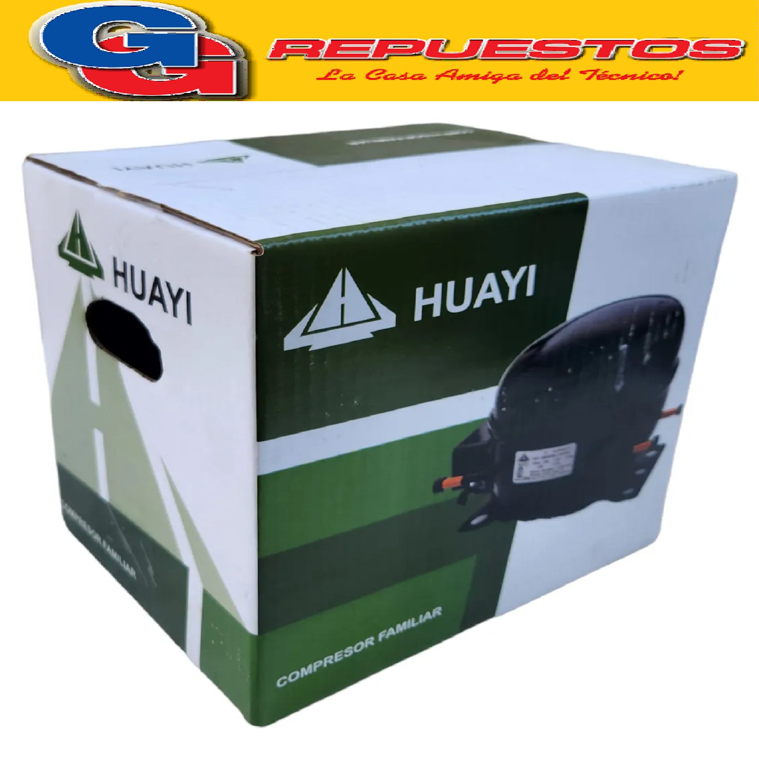 MOTOCOMPRESOR HUAYI 1/3 HP R134 R12 AE1390DBX E86HB5 240fr H y81yt PARA HELADERAS FAMILIARES Y FREEZER- NO ES COMERCIAL