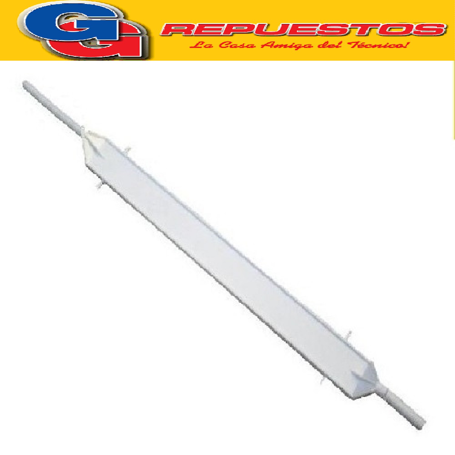 VARILLA DE ACCIONAMIENTO SECARROPAS ALLADIO CORTA MOD VIEJO  DREAN LARGO TOTAL 37.5 CM SIN RETEN DE GOMA