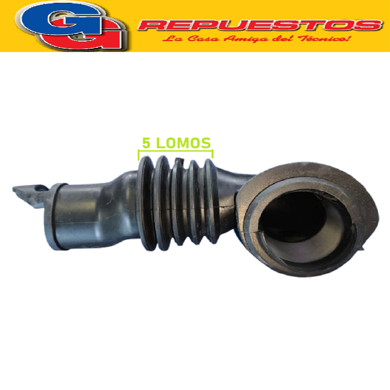 CODO DE ENTRADA ( JABONERA/CUBA ) PARA LAVARROPAS WHIRLPOOL- WLF600B-WLF75AB-WLF80AB-WLF91AB-LAVASECA
WCF09BY 326081324 (WHIRLPOOL) TUBO DISPENSER CUBA WLF75/80/91AB