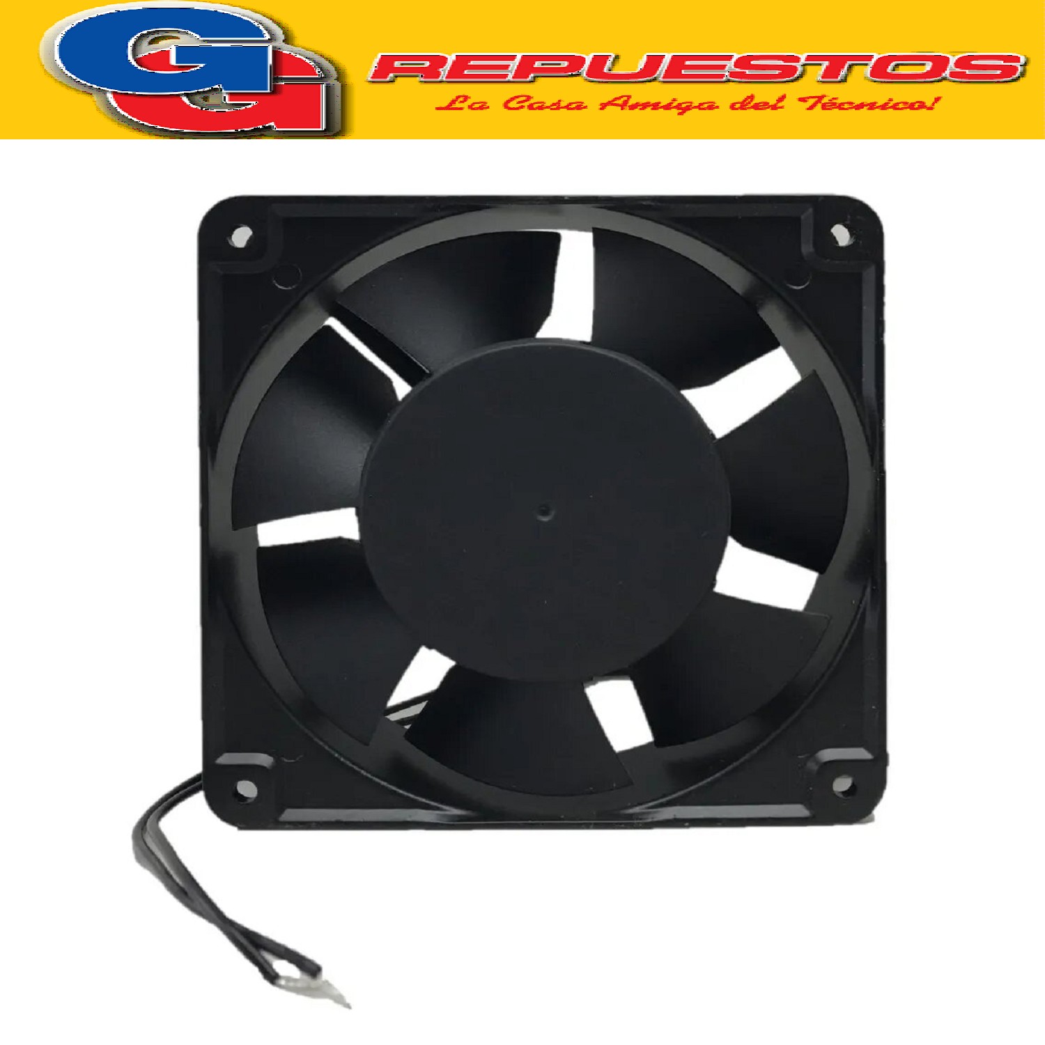 TURBINA MINIFORZADOR COOLER 12X12 PALA ALUMINIO 220V COMPATI BLE CON BLUESTAR, SP 4 PULGADAS JD12038 Dimensiones: 120 x 120 x 38mm  Tensión de Alimentación: 220-240 V ac Altura: 120mm Funcionamiento DC o AC: AC Anchura: 120mm
Consumo de Energía: 20W Corriente Máxima: 140mA   Profundidad: 38mm