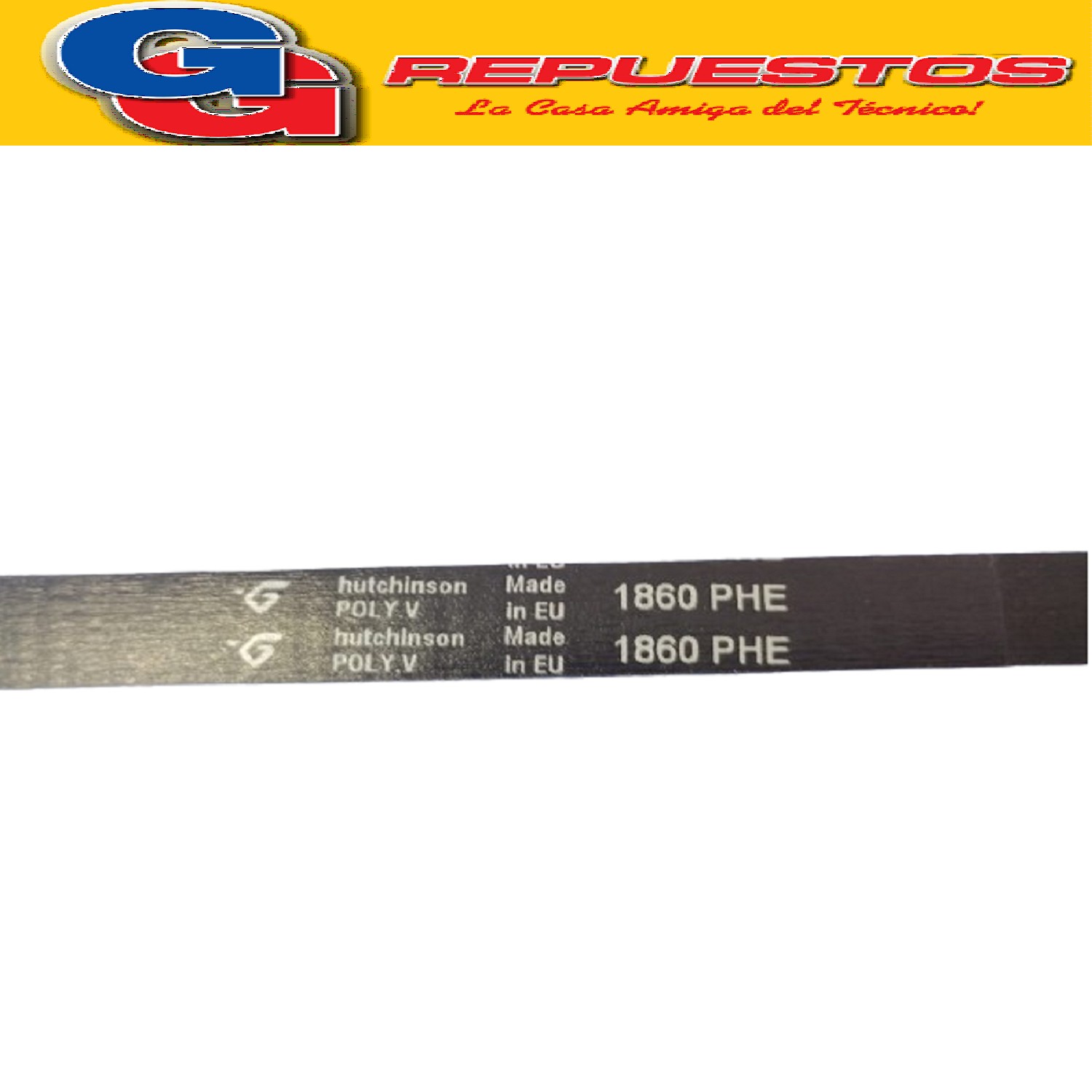CORREA POLY-V 1860 J8 (ELASTICA) ORIGINAL ARISTON S60VAG-AS6 5VXSNA-AS66VXNA-AS600VXAG-AS700VXAG -IDV75AG-IS60VAG-INDESIT TVF63XNA-TVF760A-TTVF770A-