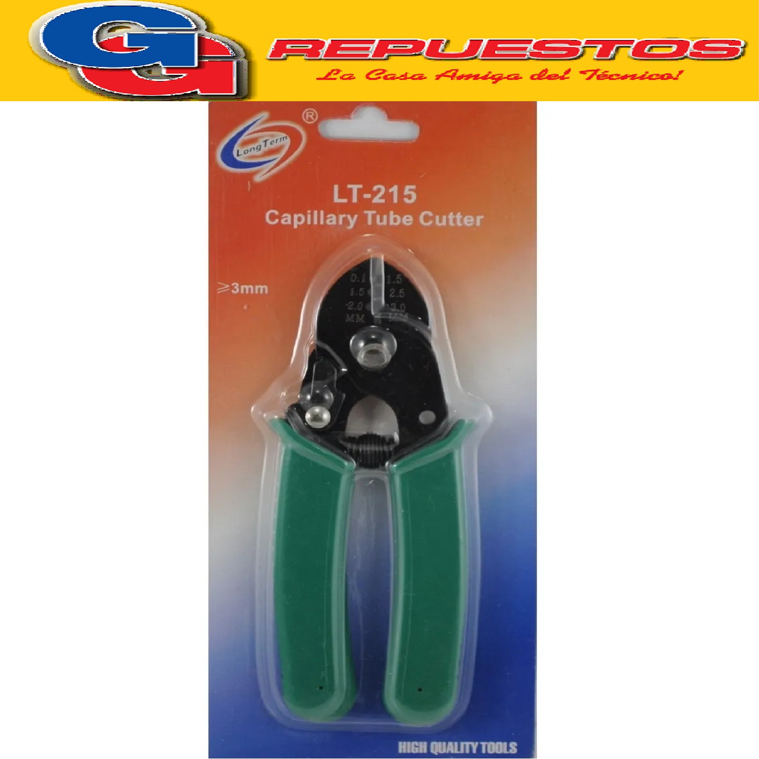 PINZA CORTA CAPILAR HASTA 3MM CT-215 (RCT-01)