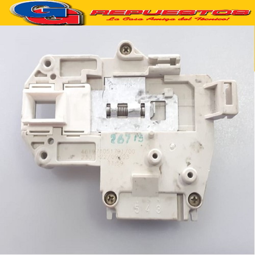 BLOCAPUERTA PARA  WHIRLPOOL AWH640-AWH643-AWH650 
Frontal-A WH653-A WH663-AWM467-AWM747-CONSUL CWR610-ESLABON DE LUJO (BITRON