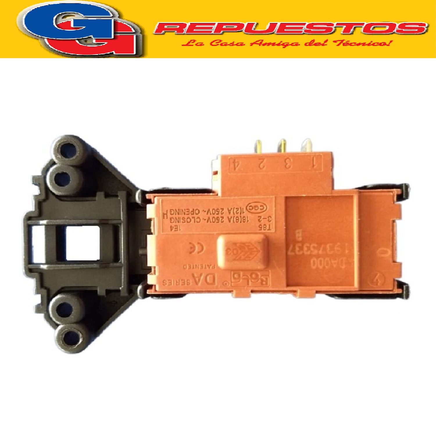 BLOCAPUERTA PARA LAVARROPAS PATRICK de 6.5 Kg LPK65E10BA- LP K66E10BA (ORIGINAL) CODINI WHITE WESTINGHOUSE CF60 Cod.Origen: WW02L00486 (MABE) BLOQUEADOR DE PUERTA 6.5KG PAT 810611 (MABE) Bloqueador de puerta 6.5Kg Pat
814490684-814490685-8614 (490) LAVADORA DE CERRADURAS DE PUERTA BEKO/ Fabricante: Metalflex- ITW ZV446T 2805310100-2805310400-2805311400-2805311500 (BEKO) LAVADORA DE CERRADURAS DE PUERTA BEKO/ Fabricante: Rold DA000004 Producto : SELONG (170628) B04030008