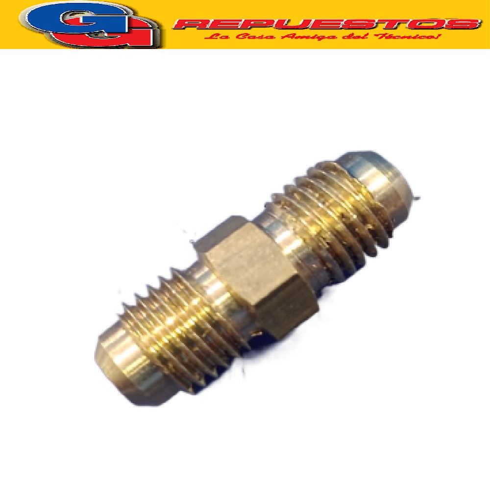 UNION 1/4 FM x 1/4 FM DE BRONCE