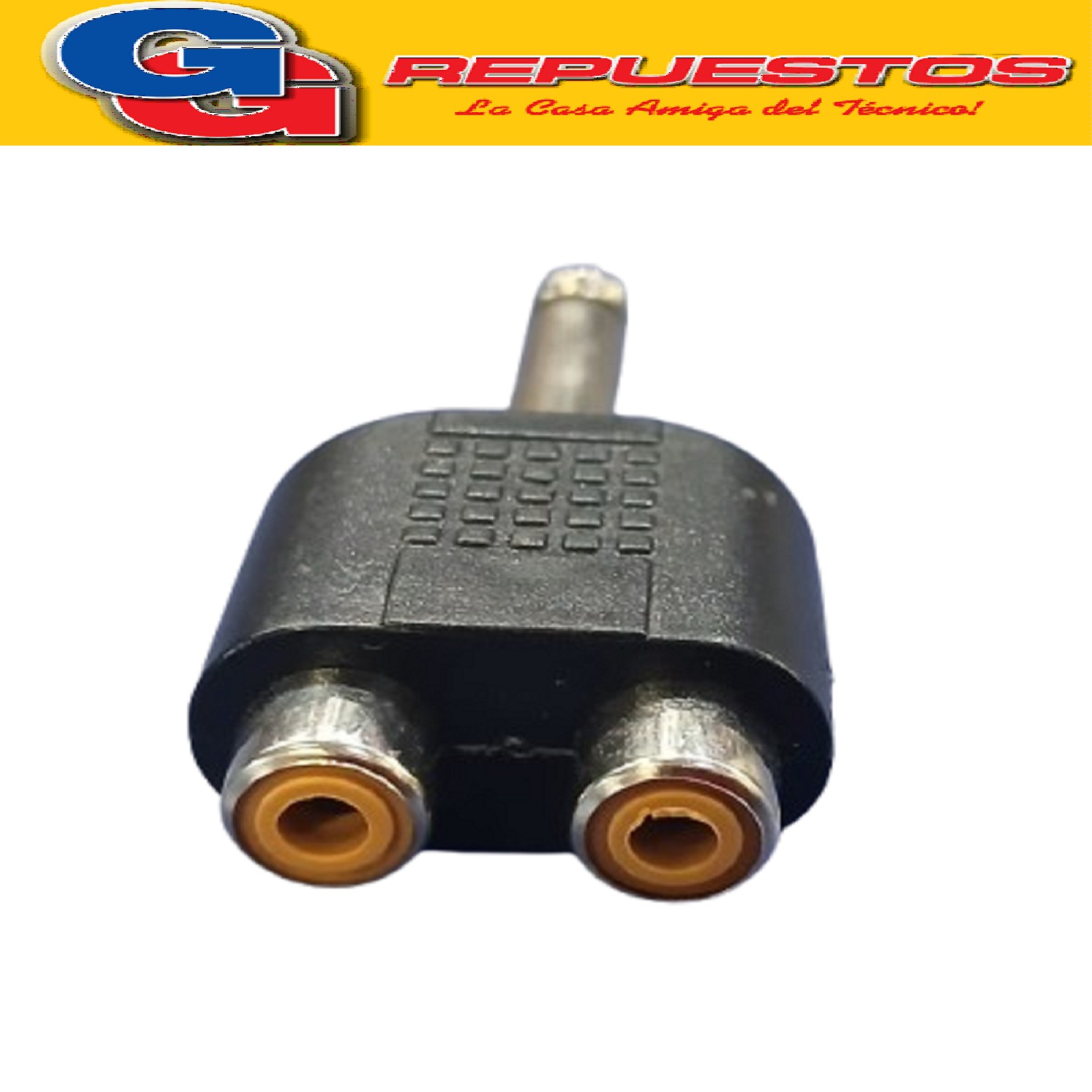 ADAPTADOR PLUG 6.5 MONO - 2 HEMBRA RCA