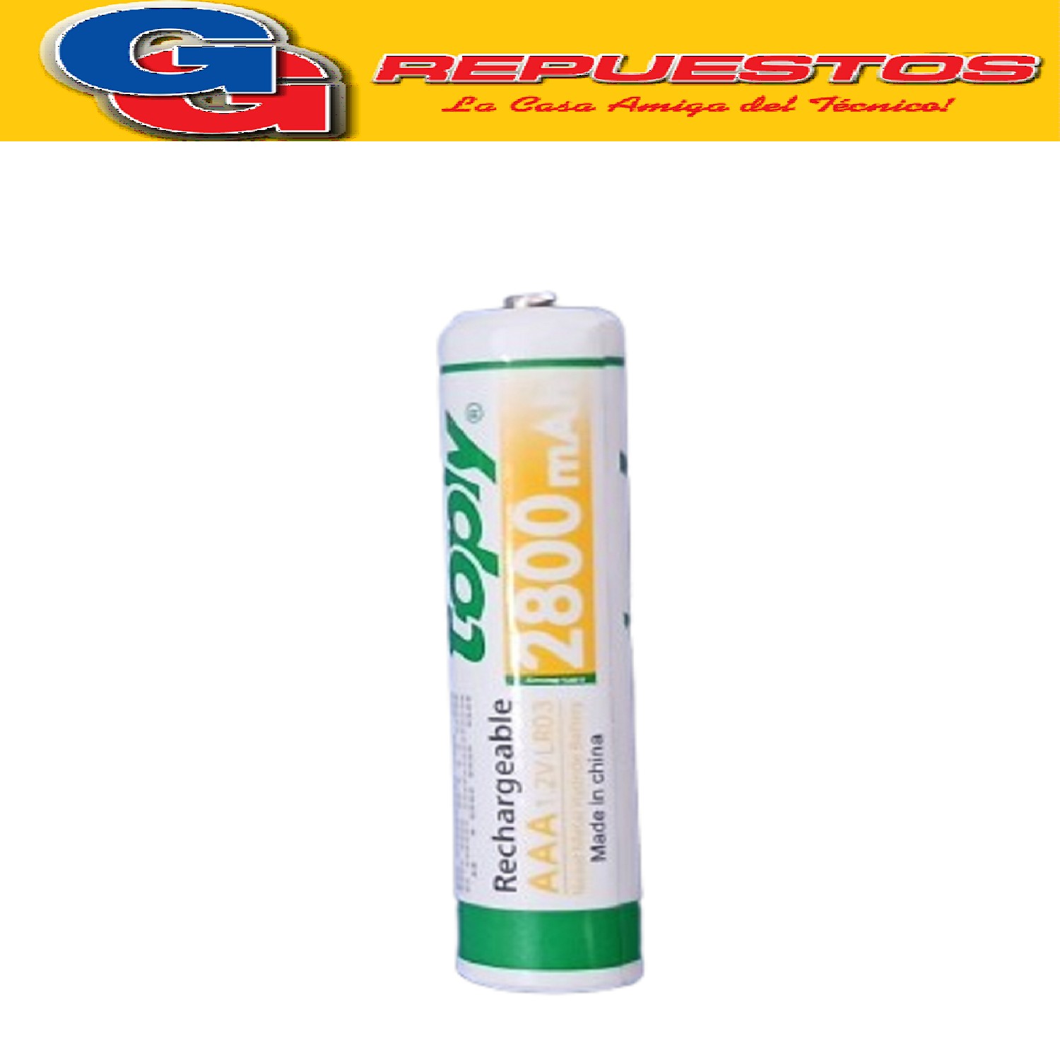 PILA RECARGABLE AAA 600mAh MEGALITE PRECIO POR UNIDAD 22001I C04172835R / 22001IC04172835R PRECIO POR UNIDAD