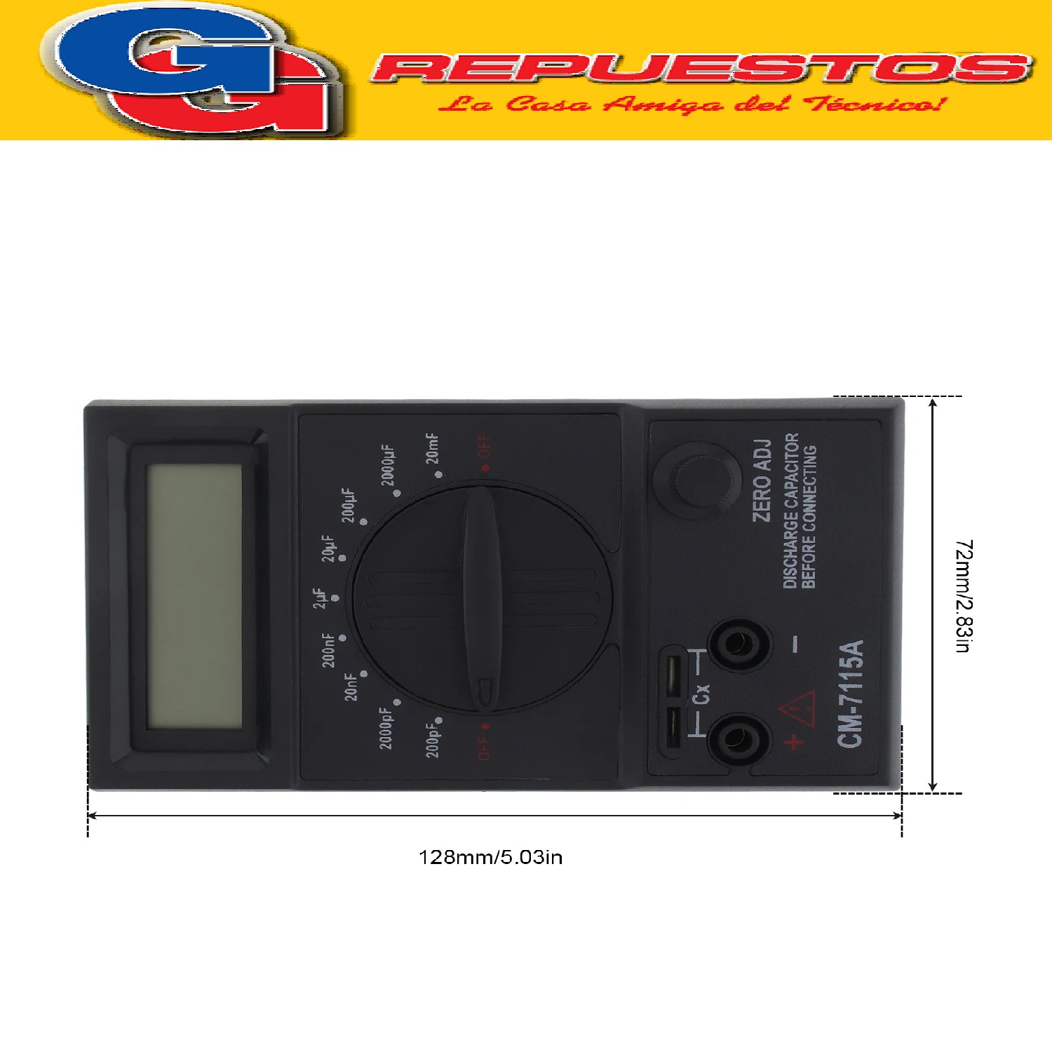 CAPACIMETRO CM-7115A