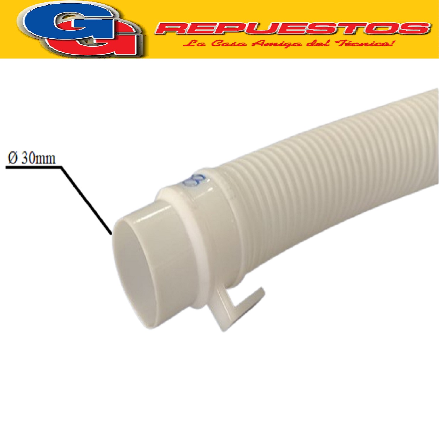 MANGUERA /TUBO DESAGOTE  LAVARROPAS PARA .SANYO FUZZY  IMPORTA DA VARIOS BOCA  A LAVARROPAS 32 mm DE DIAMETRO LARGO 1.20 MTS