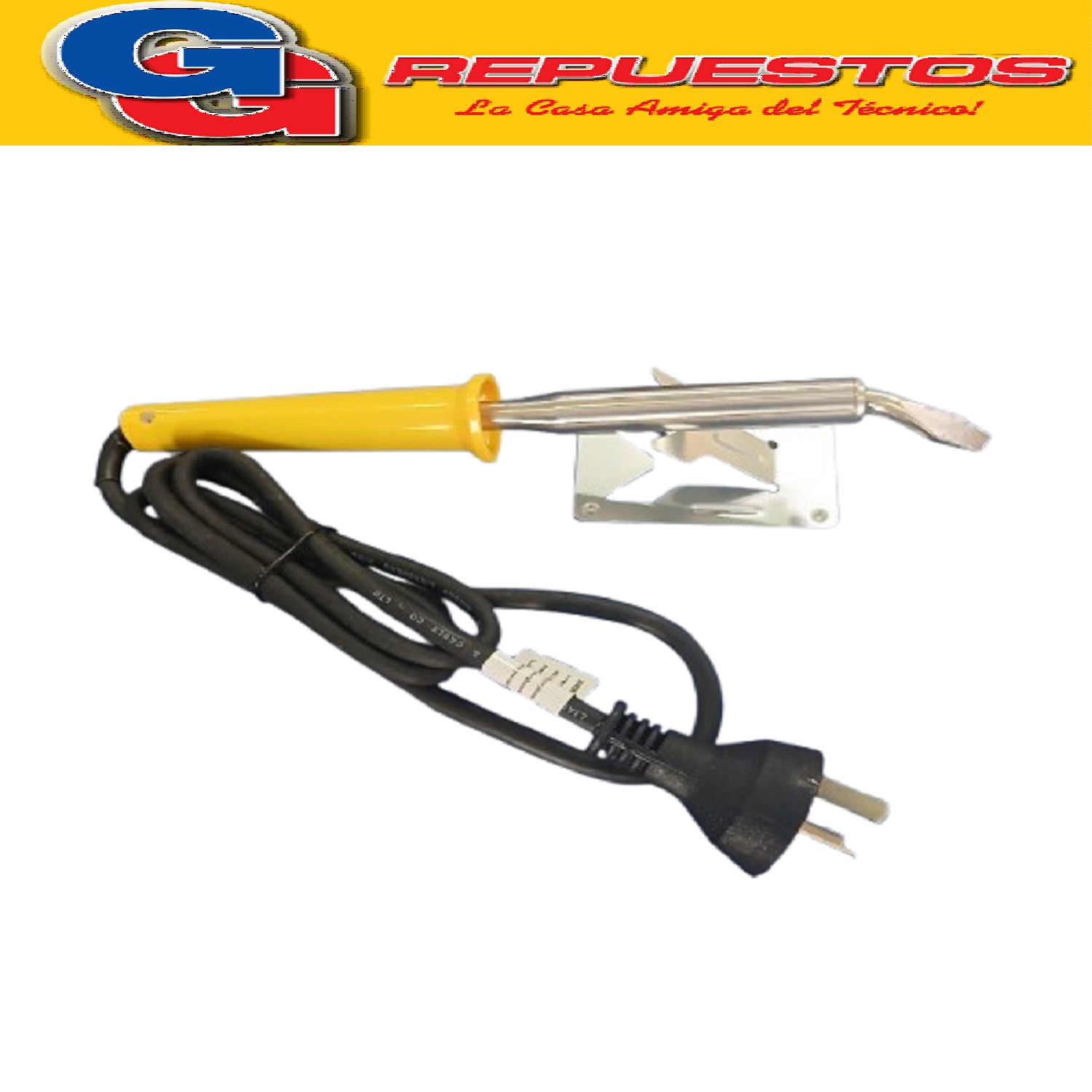 SOLDADOR DE ESTAÑO PREMIUM 100W PTA CHANFLE