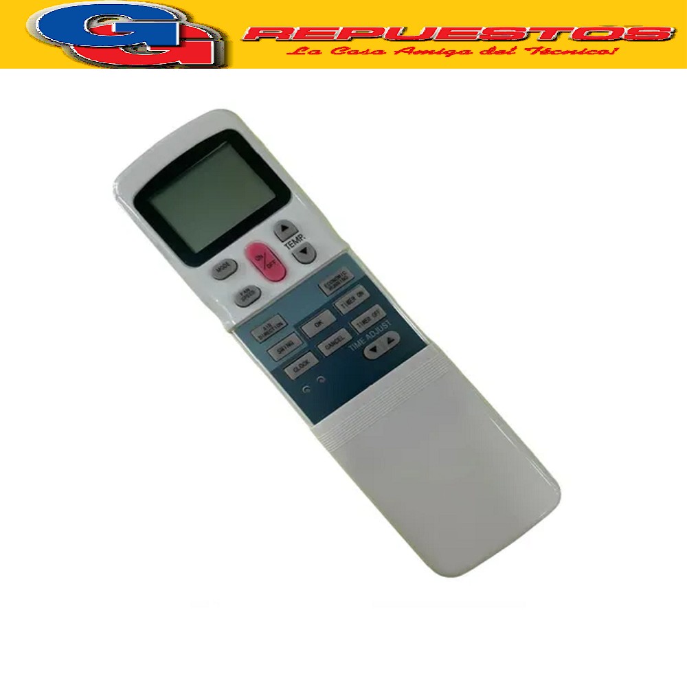 CONTROL REMOTO AIRE ACONDICIONADO SPLIT COMPATIBLE CON SURR  EY Y VARIOS FRIO CALOR R11CG/E GRUNDIG TOP HOUSE ELECTROLUX MIDEA WHIRLPOLL WHITE WESTINGHOUSE MARSHALL CARRIER BLUESTAR BEKO A421