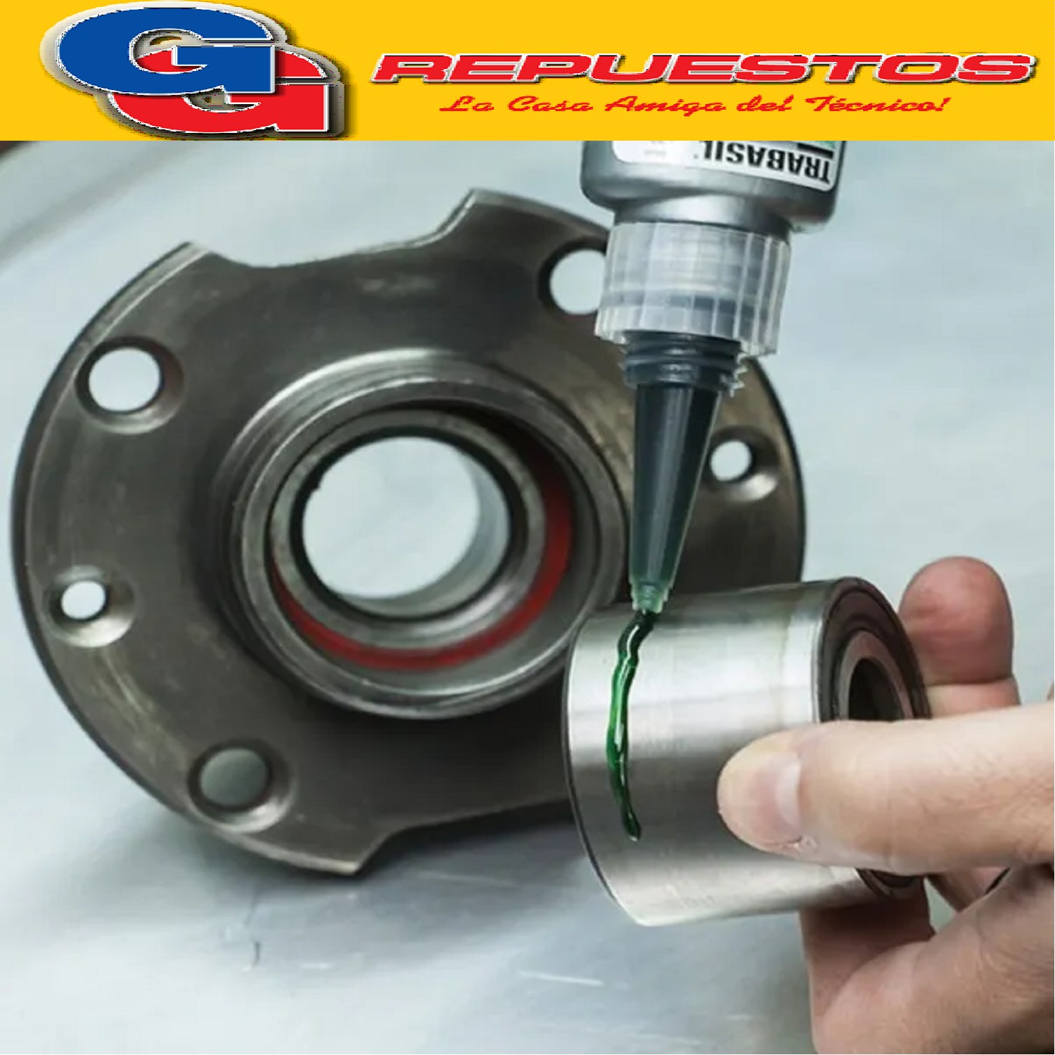 TRABASIL VA3 X 6 GR POLEAS Y ENGRANAJES ALTA RESISTENCIA HOL GURA MAX 0.26 mm  ADHESIVO ANAEROBICO PEGAMENTO