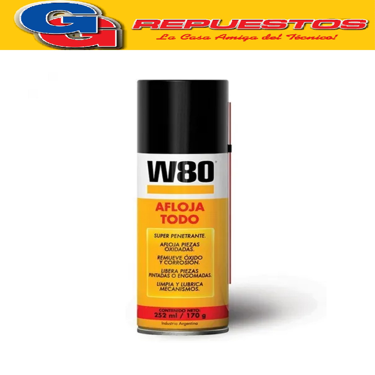 AFLOJA TODO W80 252ML/170GR CHICO