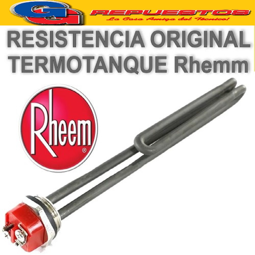 RESISTENCIA TERMOTANQUE PARA RHEEM 1  2000 W ORIG. ROSCA 1  PULGADA Y 1/4  