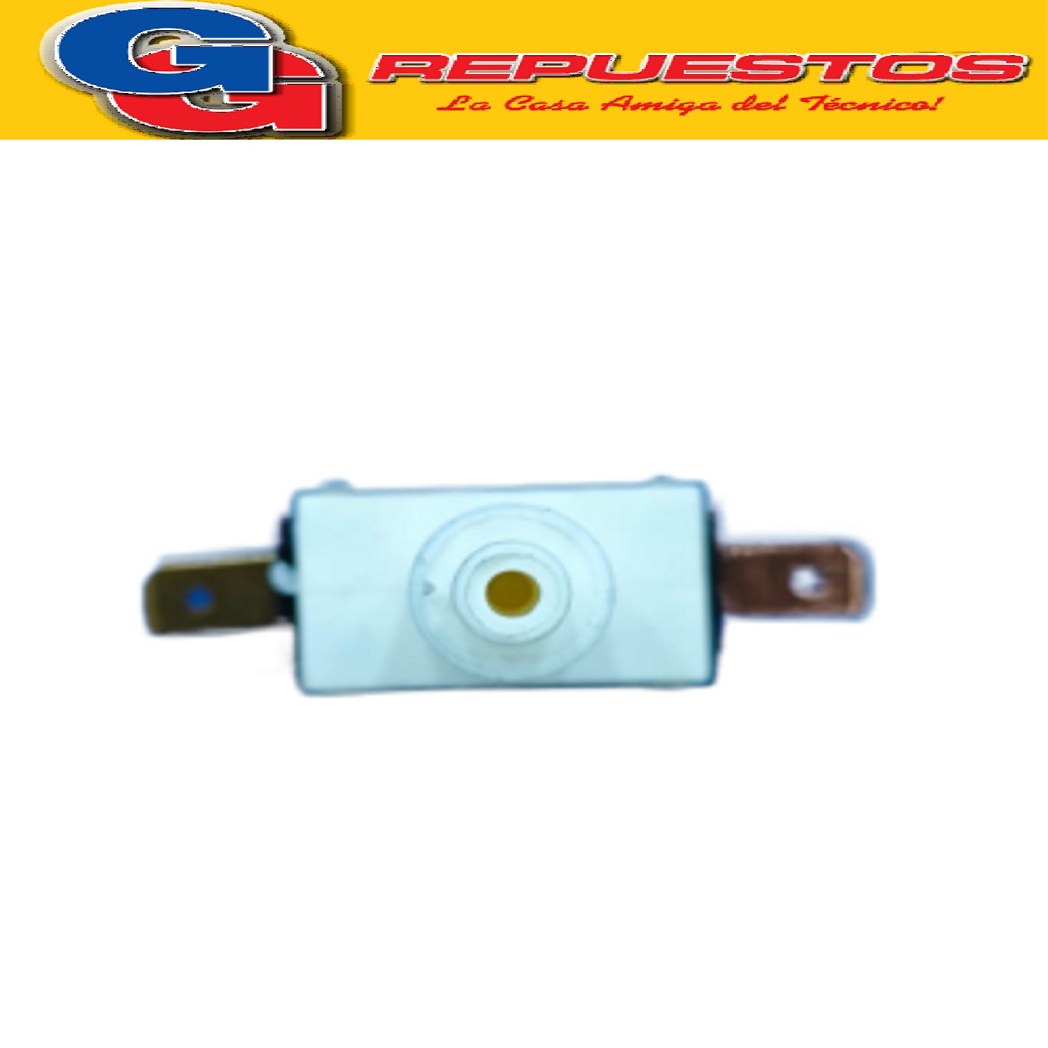 INTERRUPTOR HELADERA EXHIBIDORA VERTICAL GAFA CON ROSCA PULSADOR NORMAL ABIERTO 250V 10A 2 CONTACTOS
