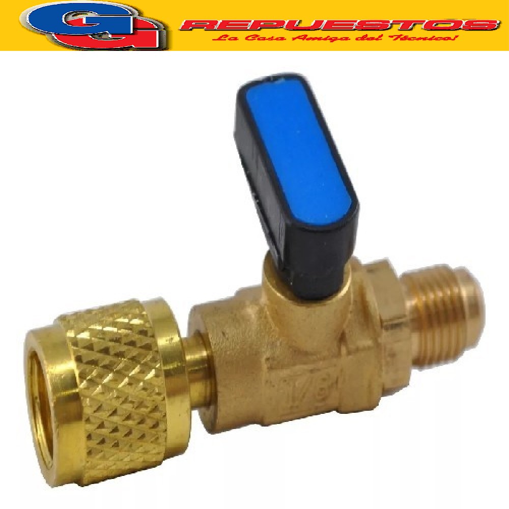 LLAVE GLOBO 1/4 MACHO  X 1/4 HEMBRA VALVULA