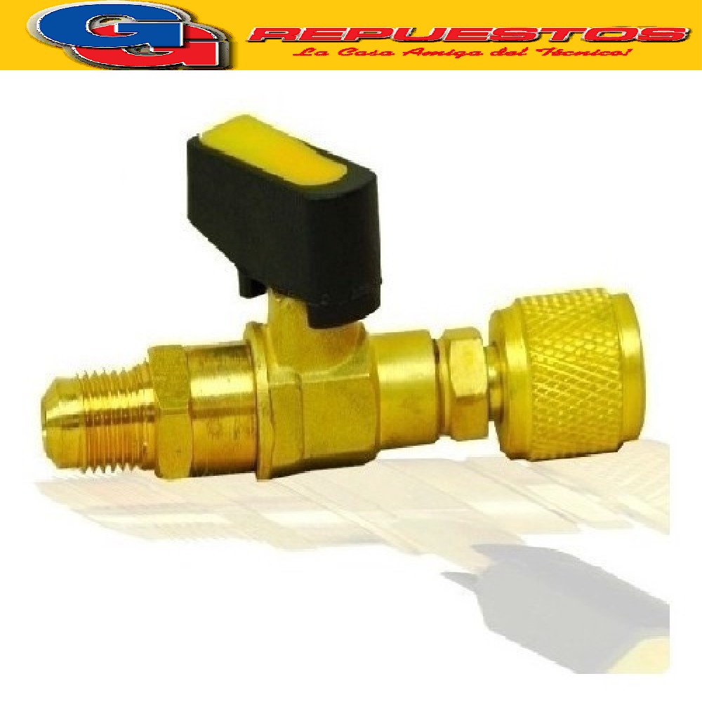 LLAVE GLOBO 1/4 MACHO  X 1/4 HEMBRA VALVULA