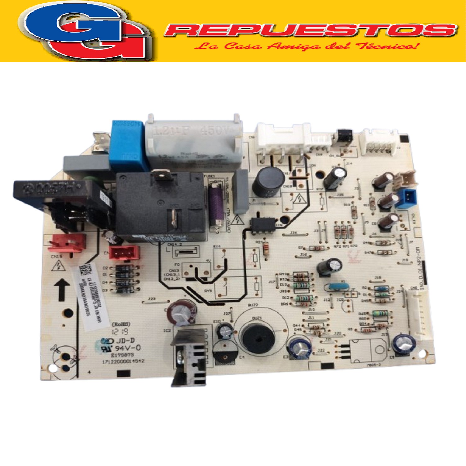 PLAQUETA AIRE ACONCIDICIONADO FRIOS SOLO BGH PHOLCO MIDEA 
 SANSEI CE-KFR26G/AB(32PIN).D.01.NP2-DM