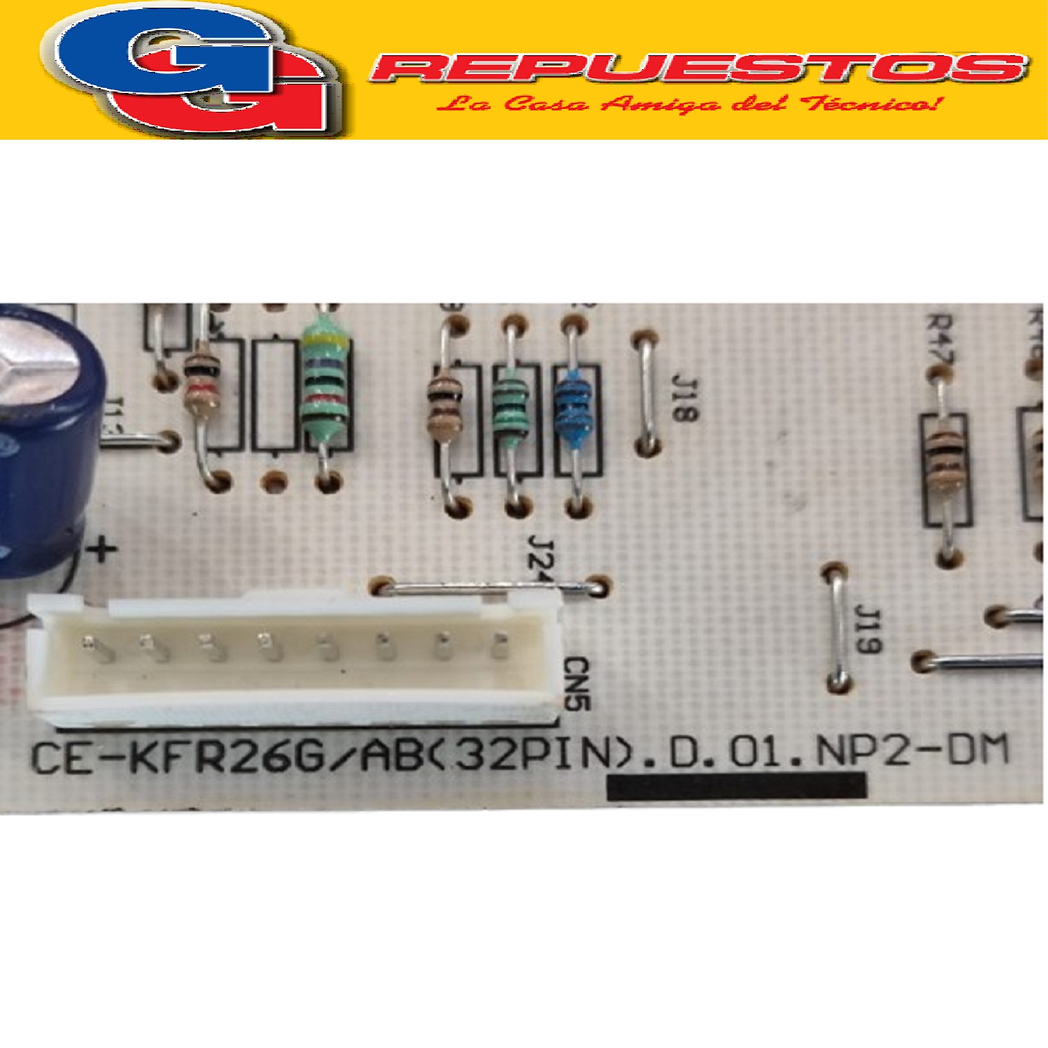 PLAQUETA AIRE ACONCIDICIONADO FRIOS SOLO BGH PHOLCO MIDEA 
 SANSEI CE-KFR26G/AB(32PIN).D.01.NP2-DM