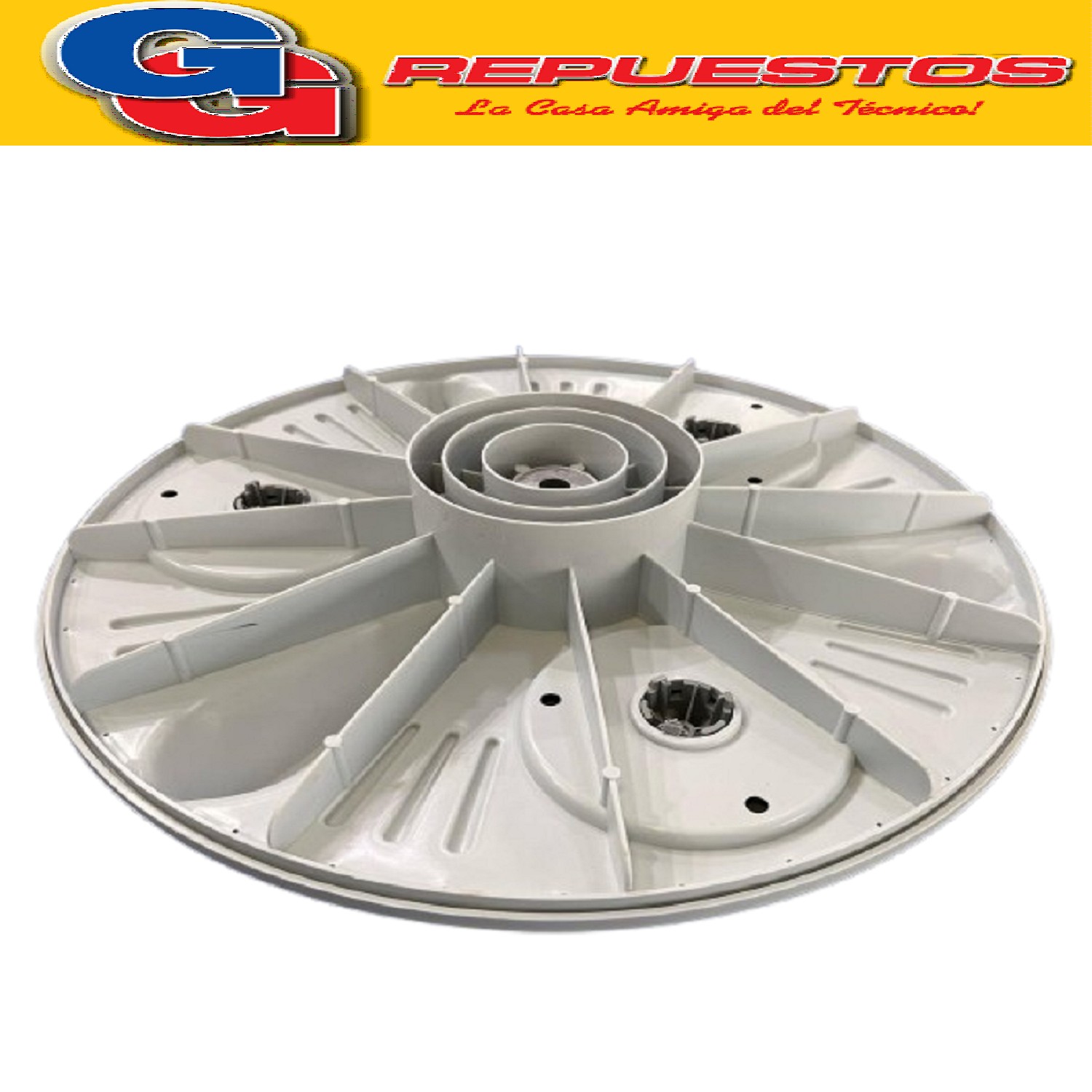AGITADOR TURBINA LAVARROPAS PARA LG - BGH RODETE de 39.5cm   WFT1304TP WFT1201T/ P (Centro estriado metalico) WFT1304TP WFT1305TP-WFT1201TP de13K Note descrittive: Incluye 660298 5845FA1829B (AGITADOR DE 40CM)
Cod.Origen:AGZ34425302-AGZ34425304 (LG)
5845FA1829B (LG)