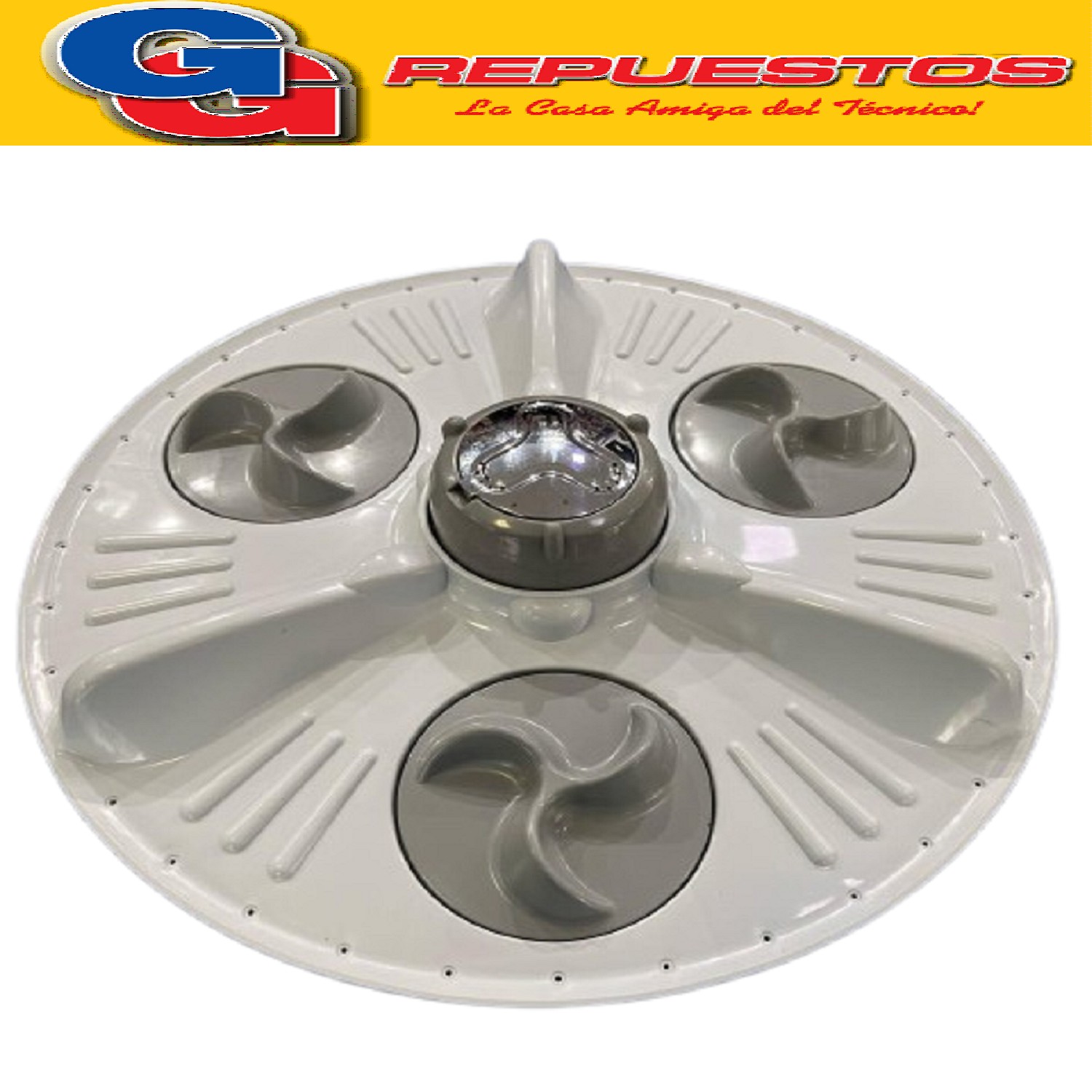 AGITADOR TURBINA LAVARROPAS PARA LG - BGH RODETE de 39.5cm   WFT1304TP WFT1201T/ P (Centro estriado metalico) WFT1304TP WFT1305TP-WFT1201TP de13K Note descrittive: Incluye 660298 5845FA1829B (AGITADOR DE 40CM)
Cod.Origen:AGZ34425302-AGZ34425304 (LG)
5845FA1829B (LG)