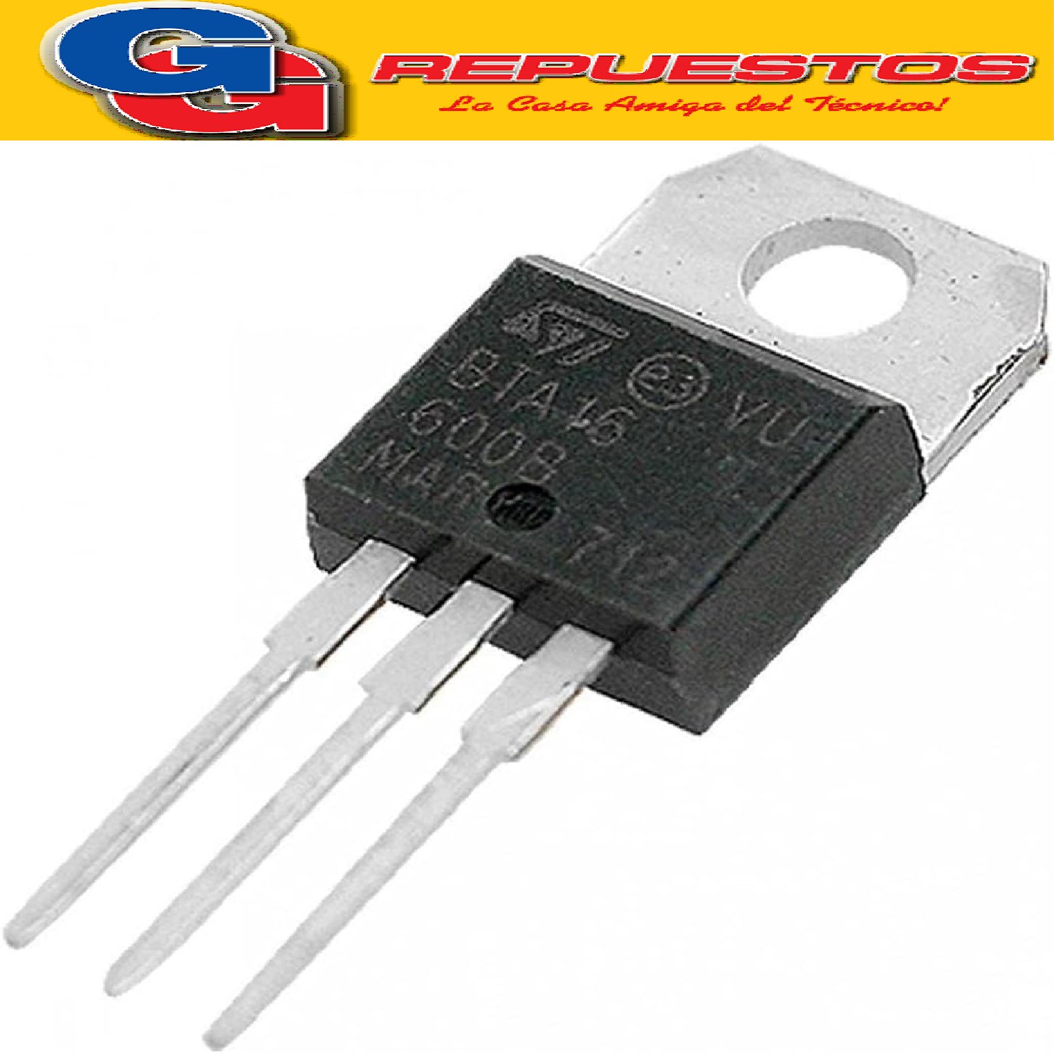 BTA10-600B TRIAC 10A 600V G= 50ma (AISLADO