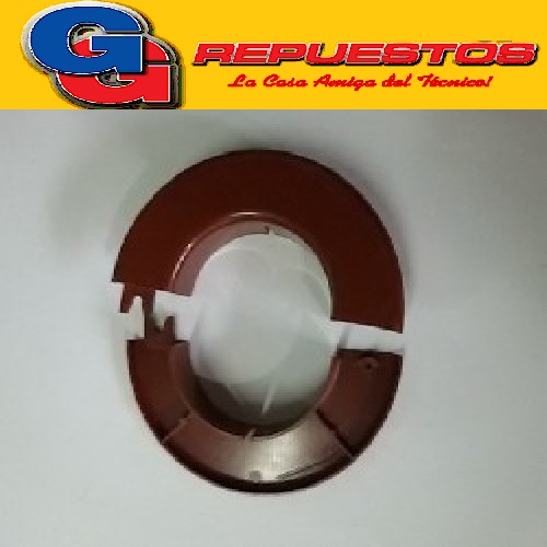 ARO TAPA AGUJERO EMBELLECEDOR PARED LADRILLO-MARRON  PARA SP LIT DIAMETRO EXTERIOR 11.7 CM - DIAMETRO INTERIOR 6 CM