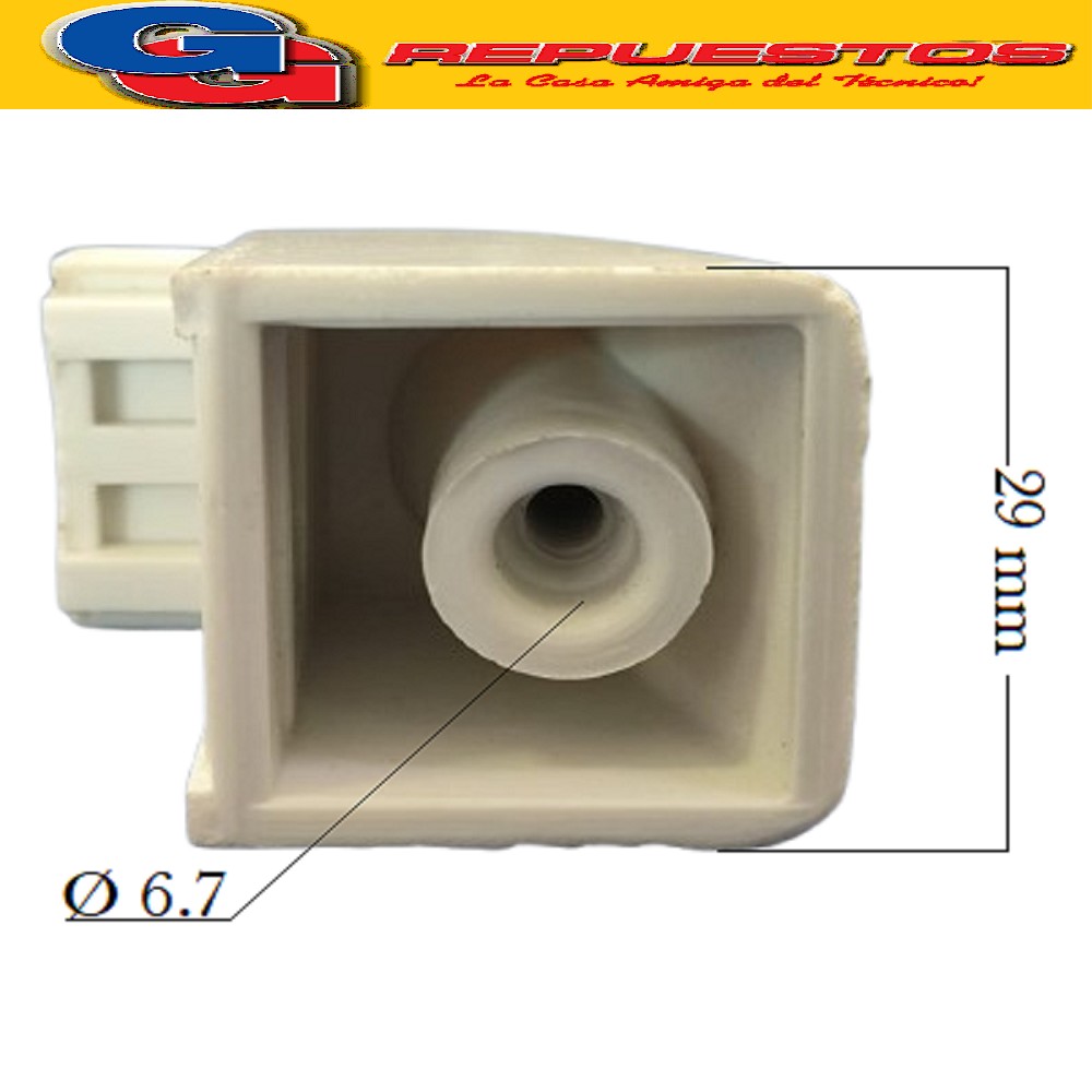SOPORTE MANIJA PARA HORNO MARTIRI 96 BLANCA CURVO - RECTO