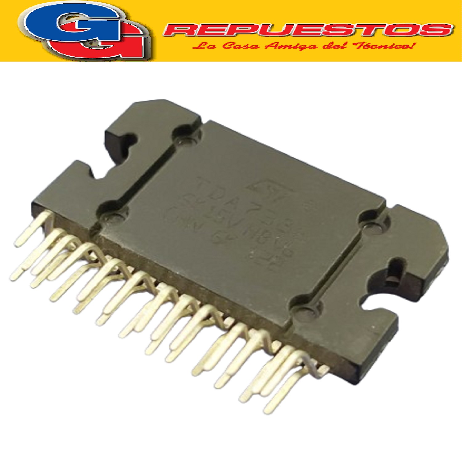 TDA7386  CIRCUITO INTEGRADO  = PAL00.. (REEMPLAZO  PAL 005/0 06/007) SALIDA AUDIO PURE 5001 H