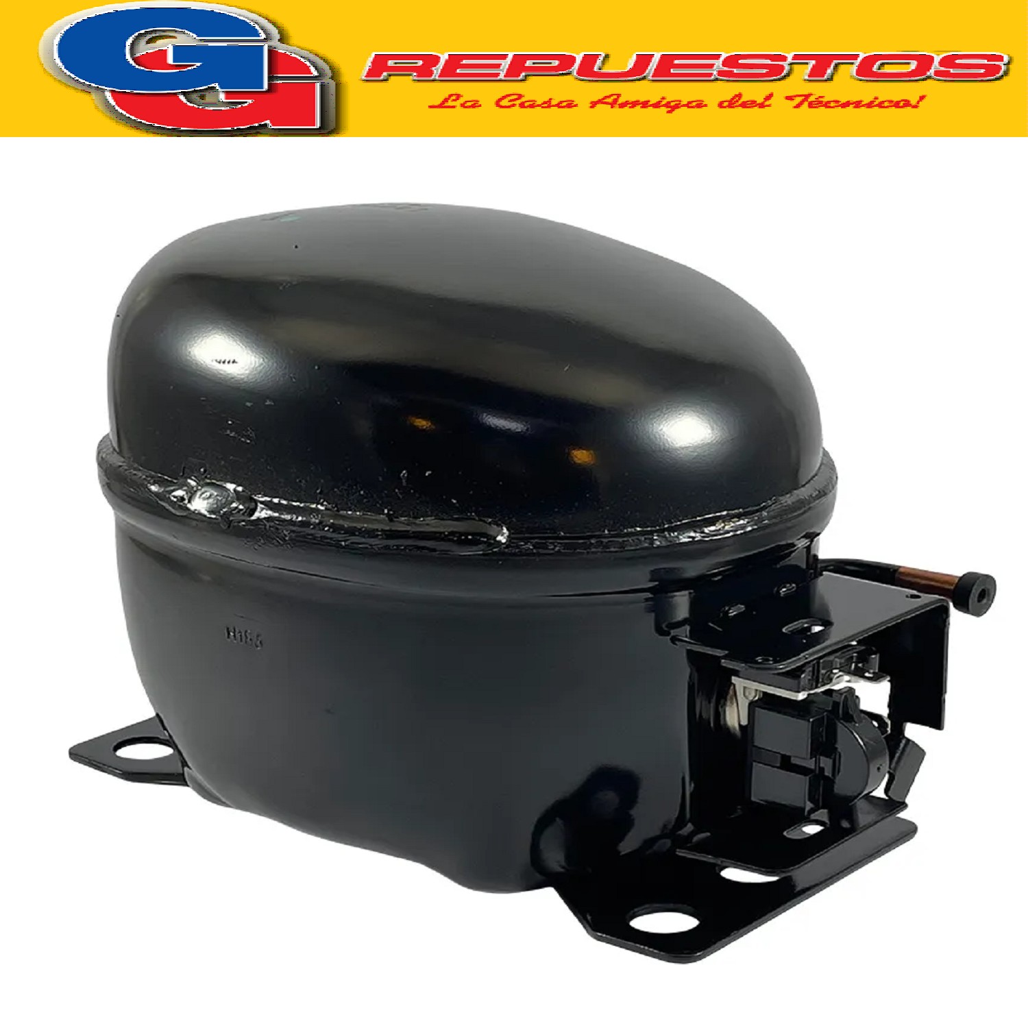 MOTOCOMPRESOR HUAYI 1/4+ HP DUAL 134/R12 BLEND E80HB5 AE1380 PARA HELADERAS FAMILIARES Y FREEZER- NO ES COMERCIAL