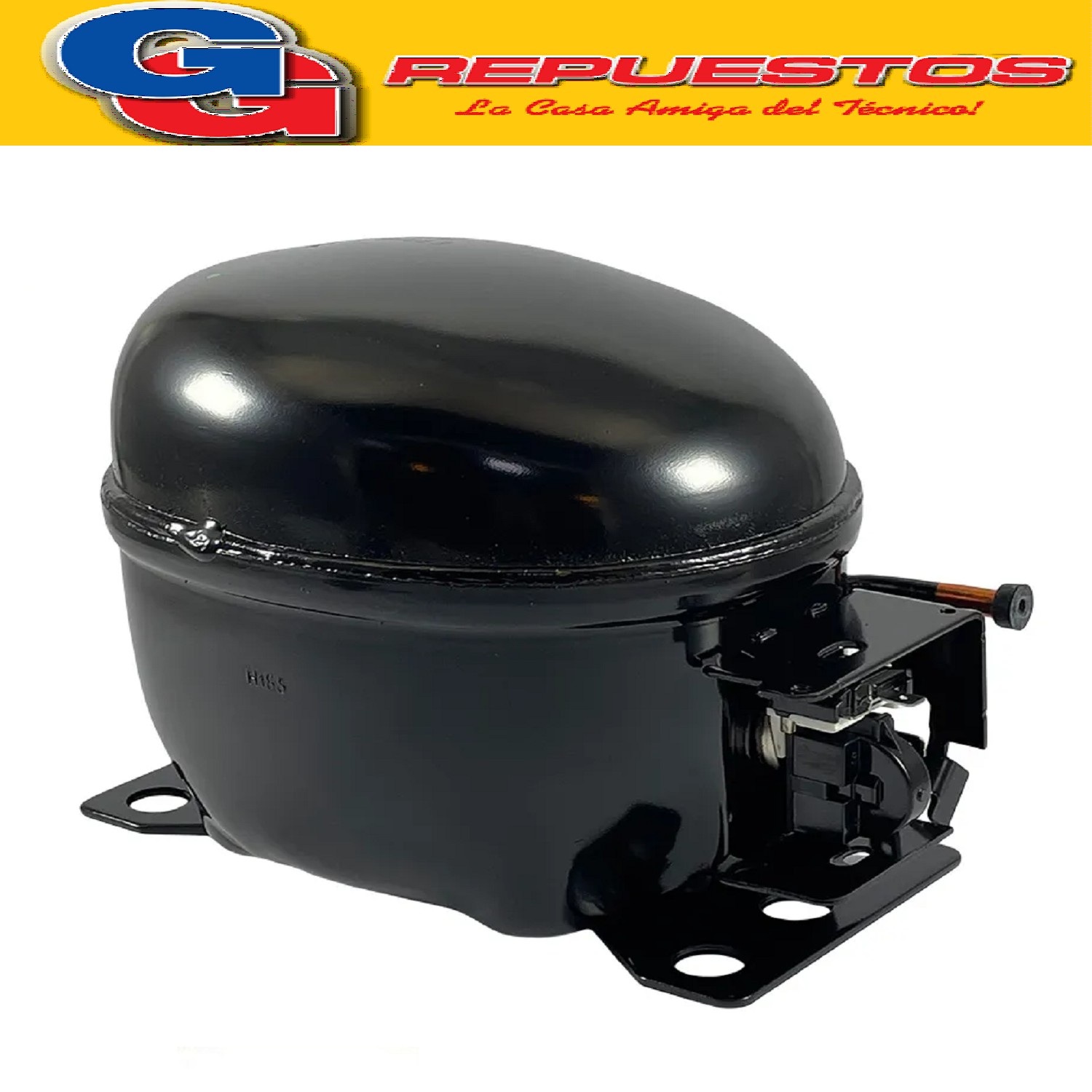 MOTOCOMPRESOR HUAYI 1/3+ HP DUAL R134/R12 E100HBQ5 X100HYDQ5 280fr PARA HELADERAS FAMILIARES Y FREEZER- NO ES COMERCIAL