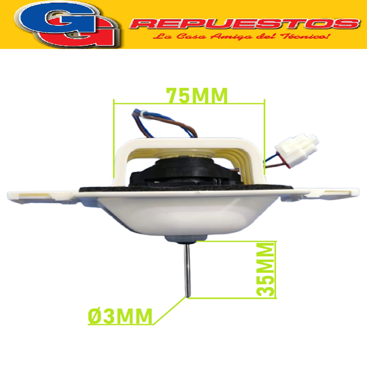 FORZADOR DE HELADERA COMPATIBLE CON BEKO RCNE365E20DZX ( EJE 3MM DE DIAMETRO ANCHO 33MM
/ TOTAL 45MM) DE 365L - HELADERA BGH 
FORZADOR CON PAQUETE DE 9MM DE ESPESOR
INCLUYE CARCASA DE PLÁSTICO
DIRECCION DE GIRO EN SENTIDO HORARIO