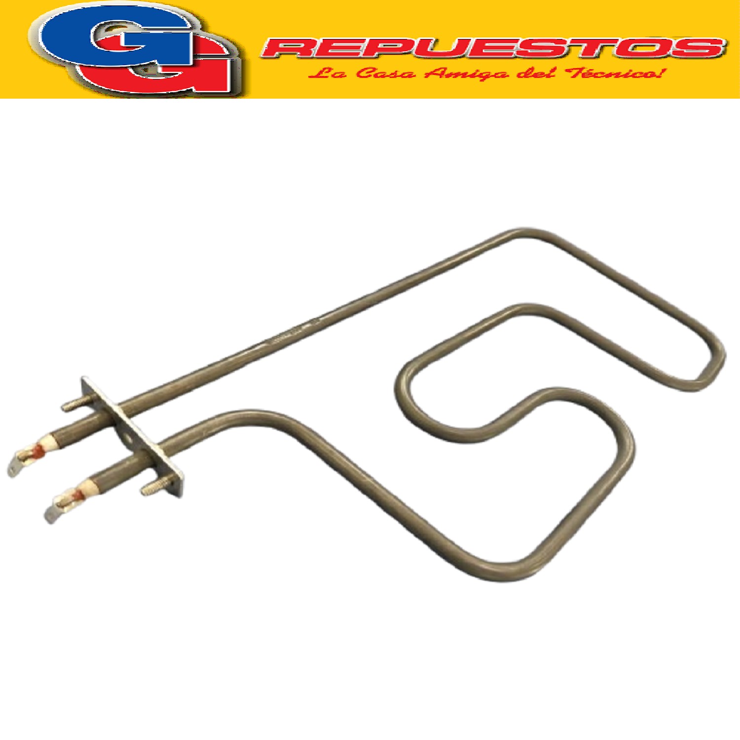 RESISTENCIA MICROONDAS MO-102B MEDIDAS LARGO 28CM  ANCHO 12. 5CM CON ROSCA HORNO ELECTRICO 1000w