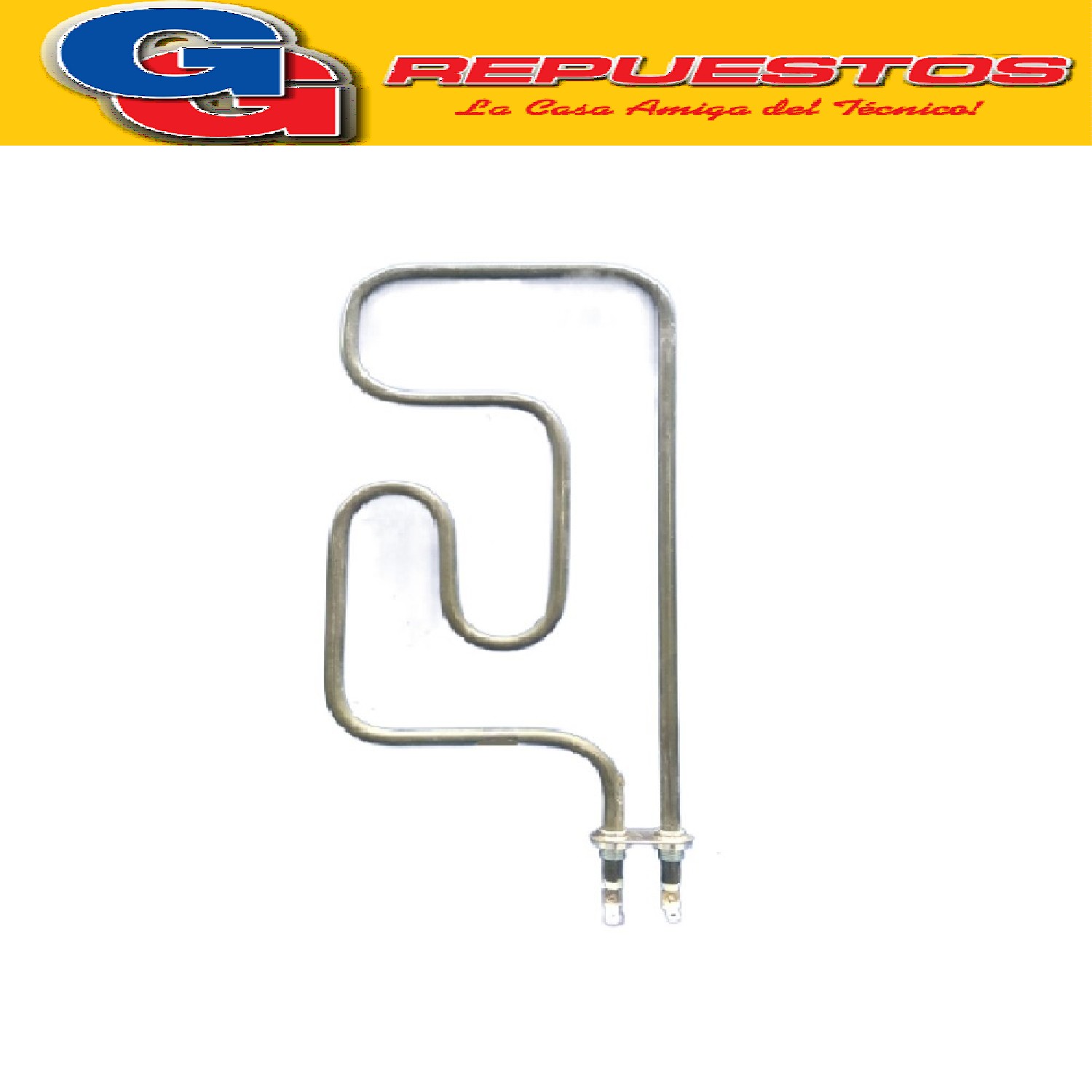 RESISTENCIA MICROONDAS MO-102B MEDIDAS LARGO 28CM  ANCHO 12. 5CM CON ROSCA HORNO ELECTRICO 1000w
