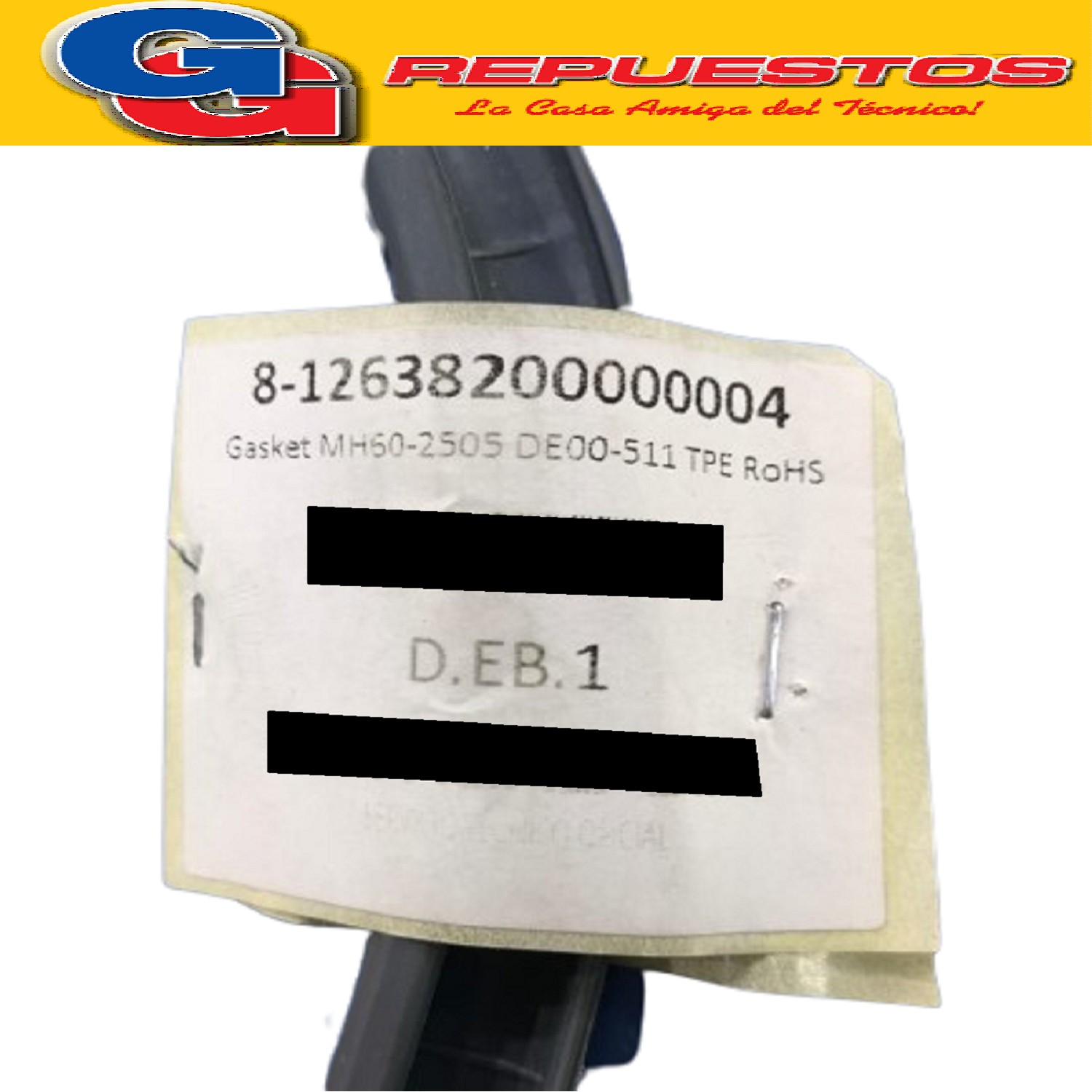 BURLETE / FUELLE PARA PUERTA DE SECARROPAS PHILCO ( DRPH60 ) - PHSC071B/BDH COMPATIBLE TAMBIEN CON OTRAS MARCAS: (ATMA-SIAM-PHILCO-MIDEA) 12638200000004 / FUELLE SECARROPAS DR-PH60 PH-SC071B